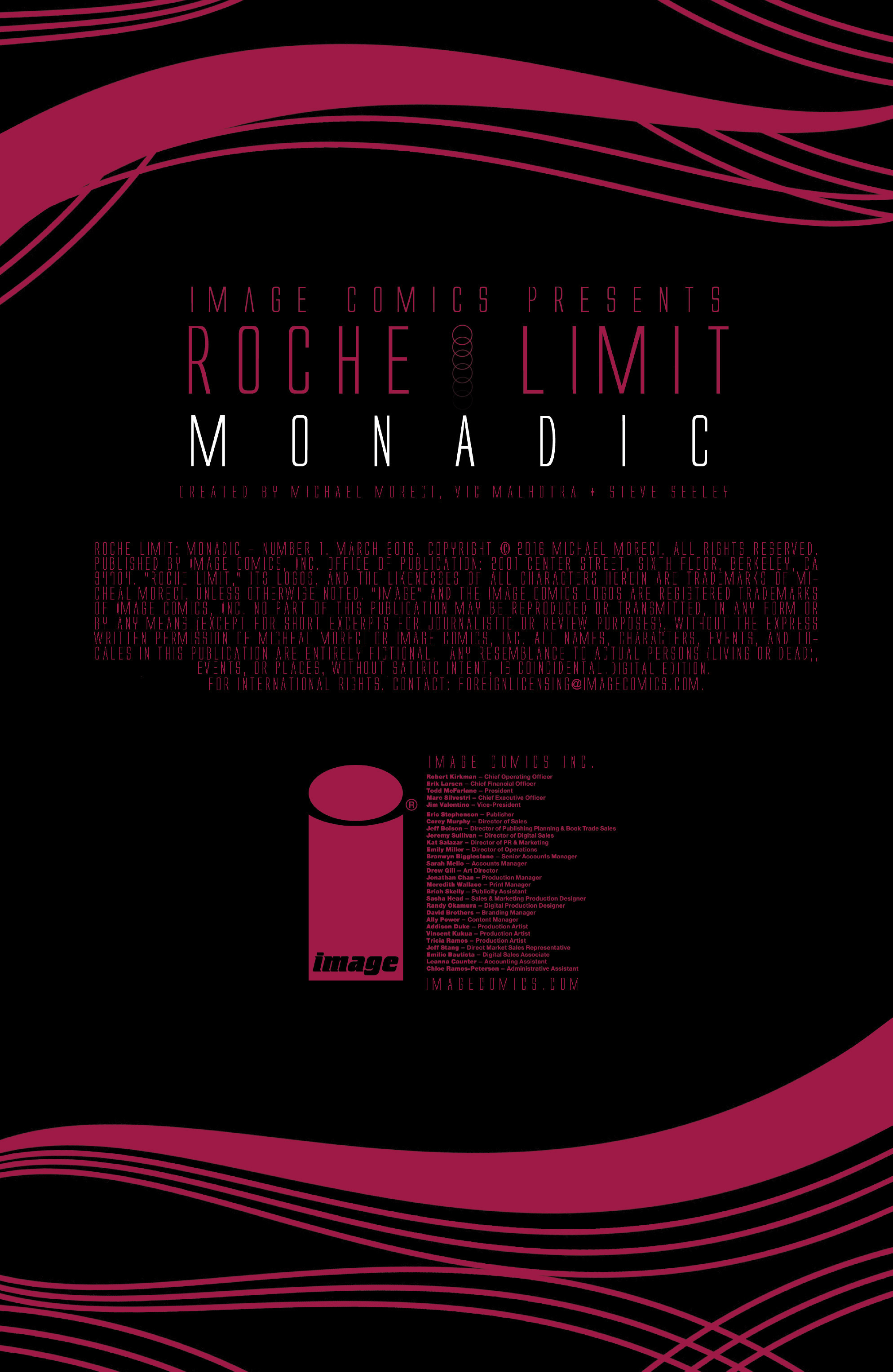 Read online Roche Limit: Monadic comic -  Issue #1 - 2