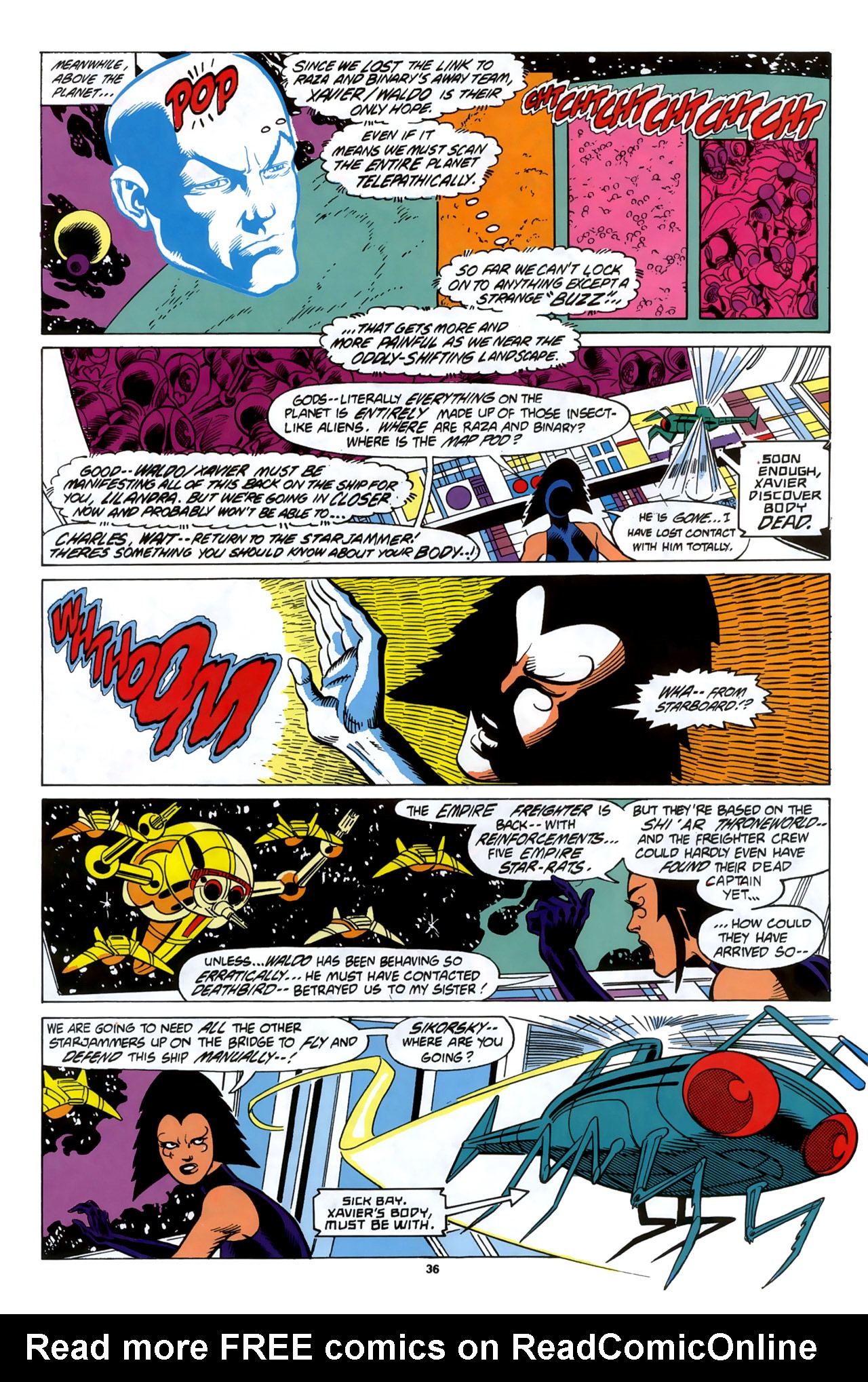 Read online X-Men Spotlight On...Starjammers comic -  Issue #1 - 38