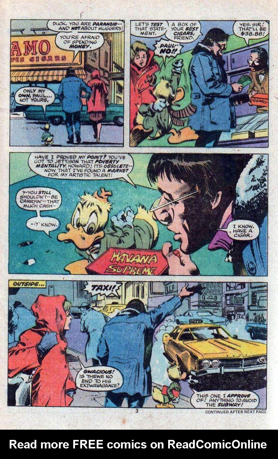 Read online Howard the Duck (1976) comic -  Issue #25 - 4