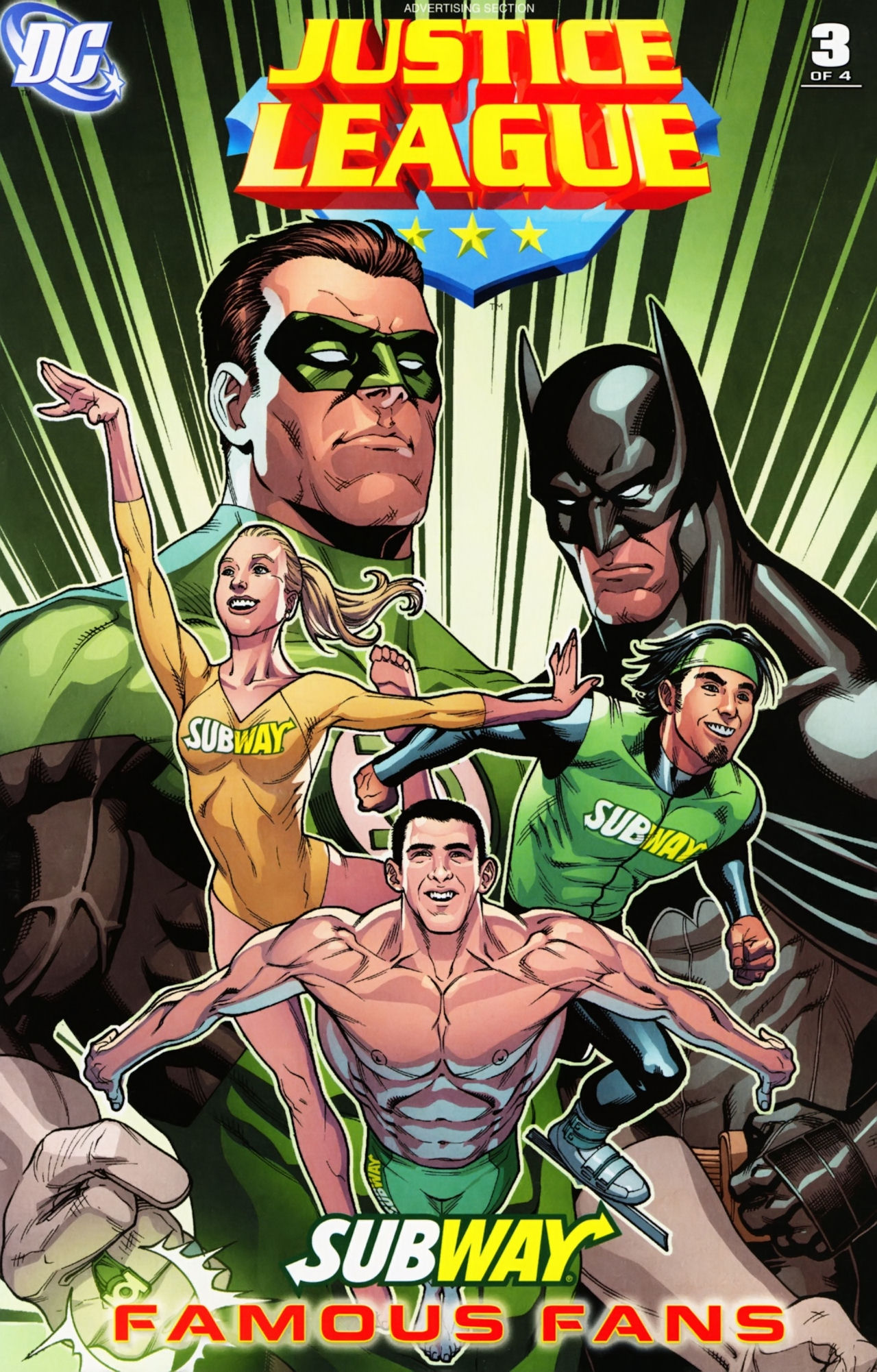 Read online Subway Presents: Justice League comic -  Issue #3 - 1