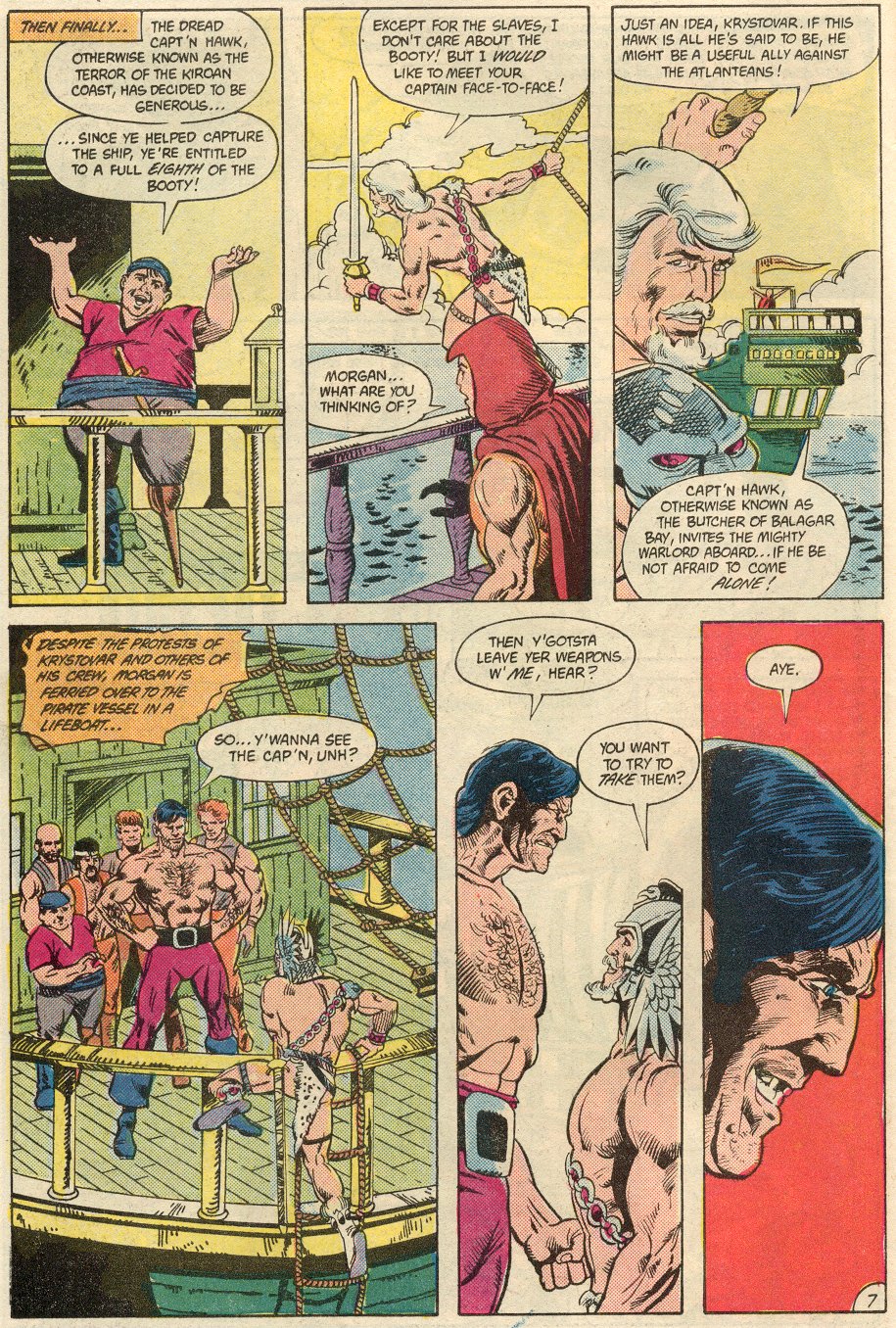 Read online Warlord (1976) comic -  Issue #87 - 7