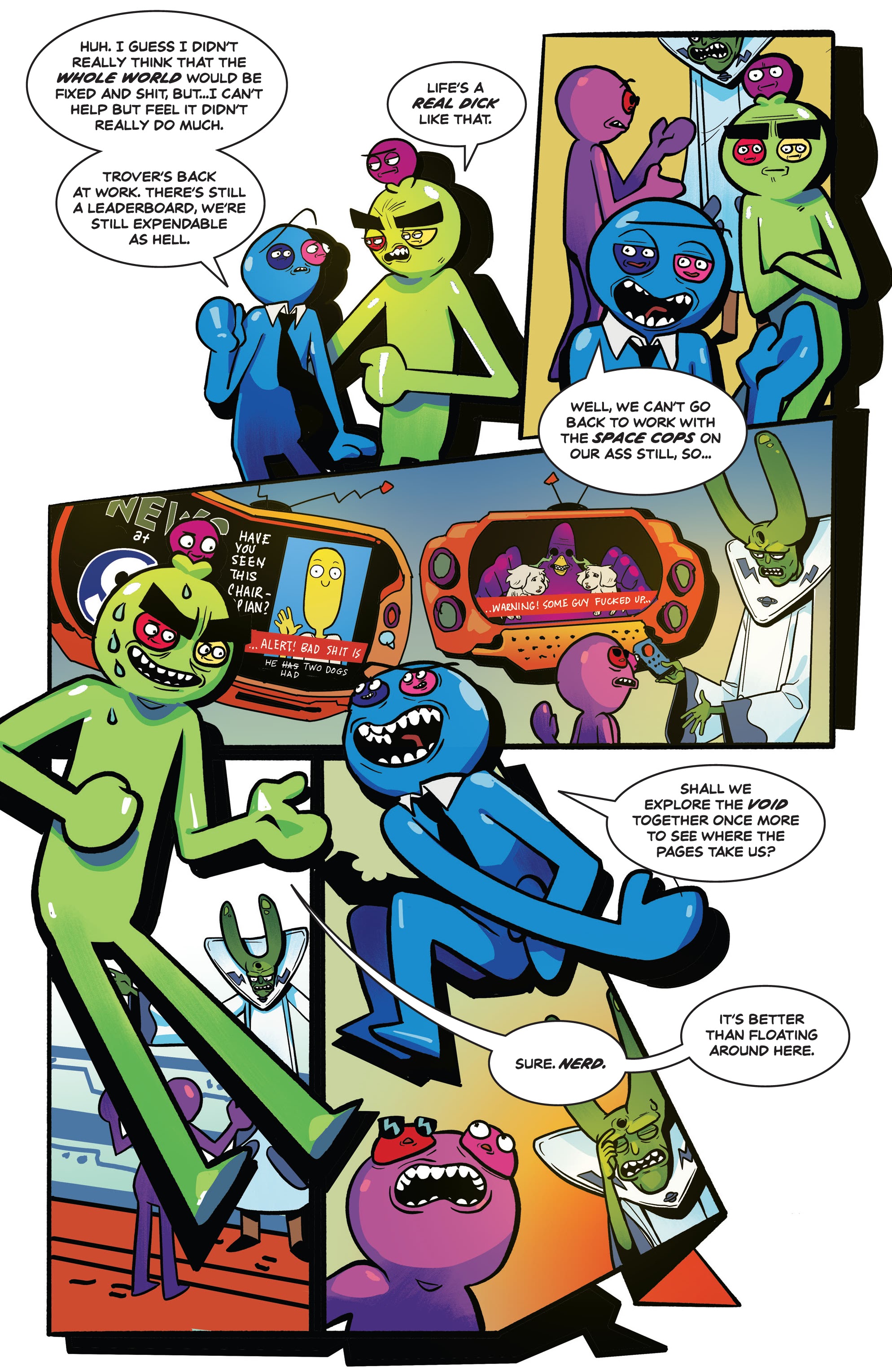 Read online Trover Saves The Universe comic -  Issue #5 - 19