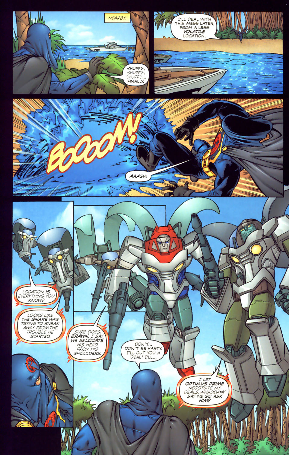Read online G.I. Joe vs. The Transformers comic -  Issue #4 - 17