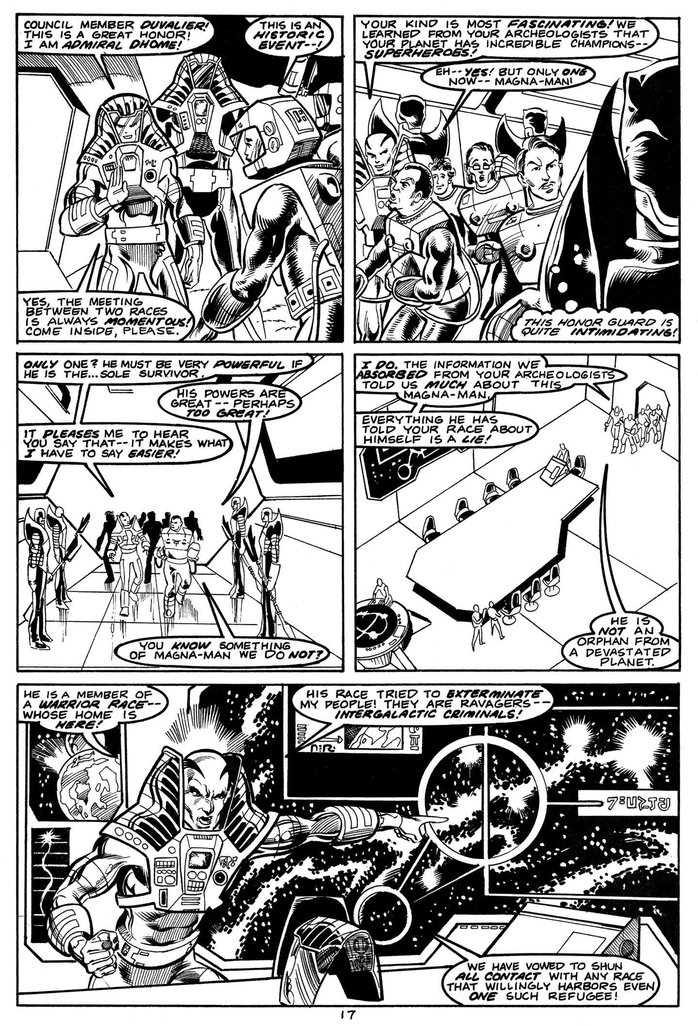 Read online Magna-Man: The Last Superhero comic -  Issue #1 - 17