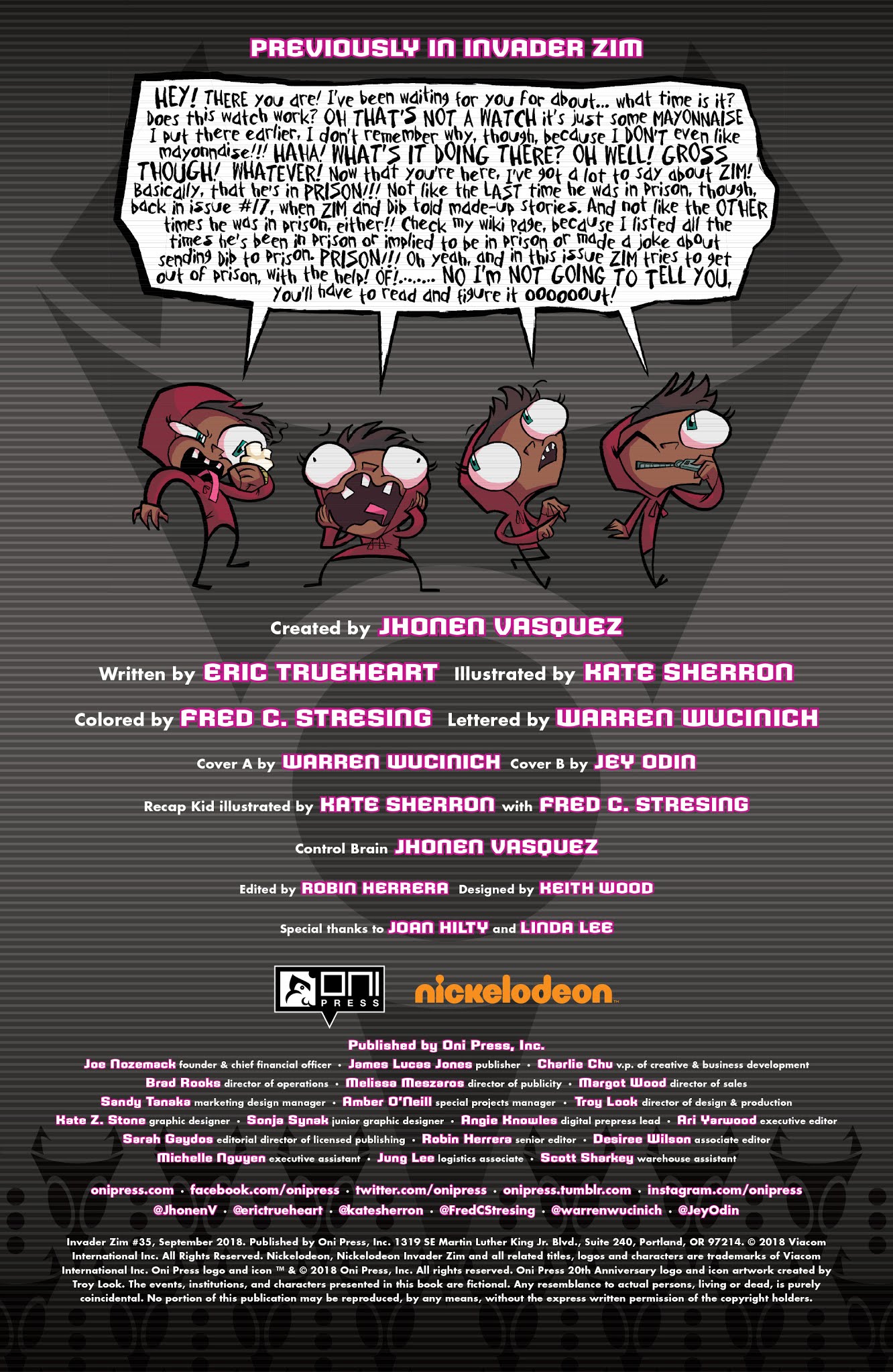 Read online Invader Zim comic -  Issue #35 - 2