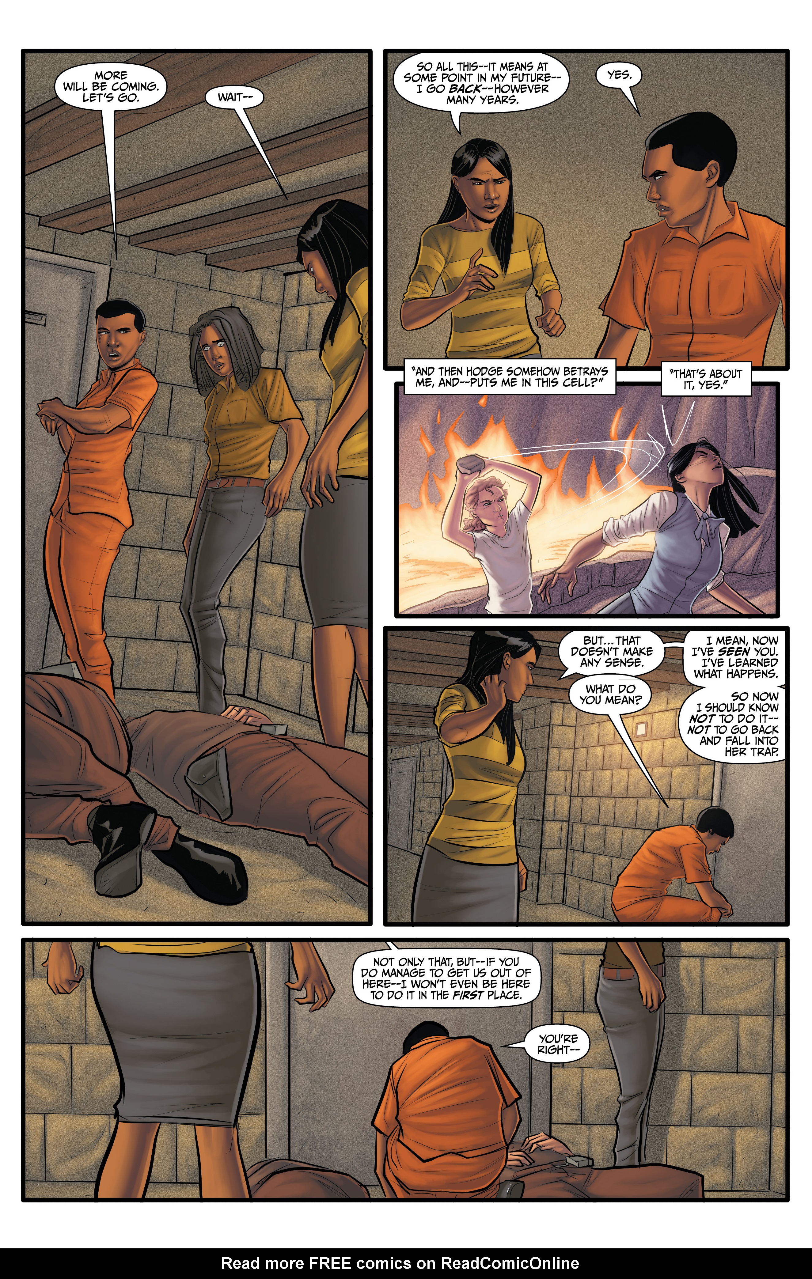 Read online Morning Glories comic -  Issue #50 - 35