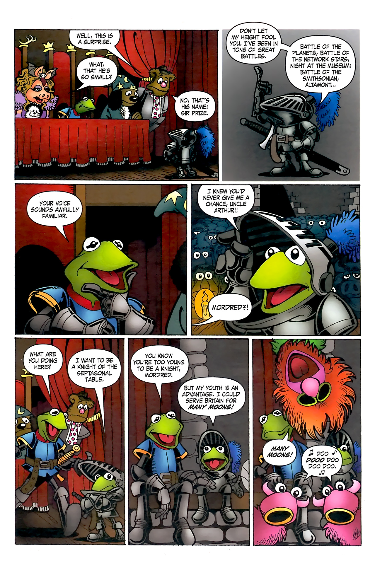 Read online Muppet King Arthur comic -  Issue #2 - 17
