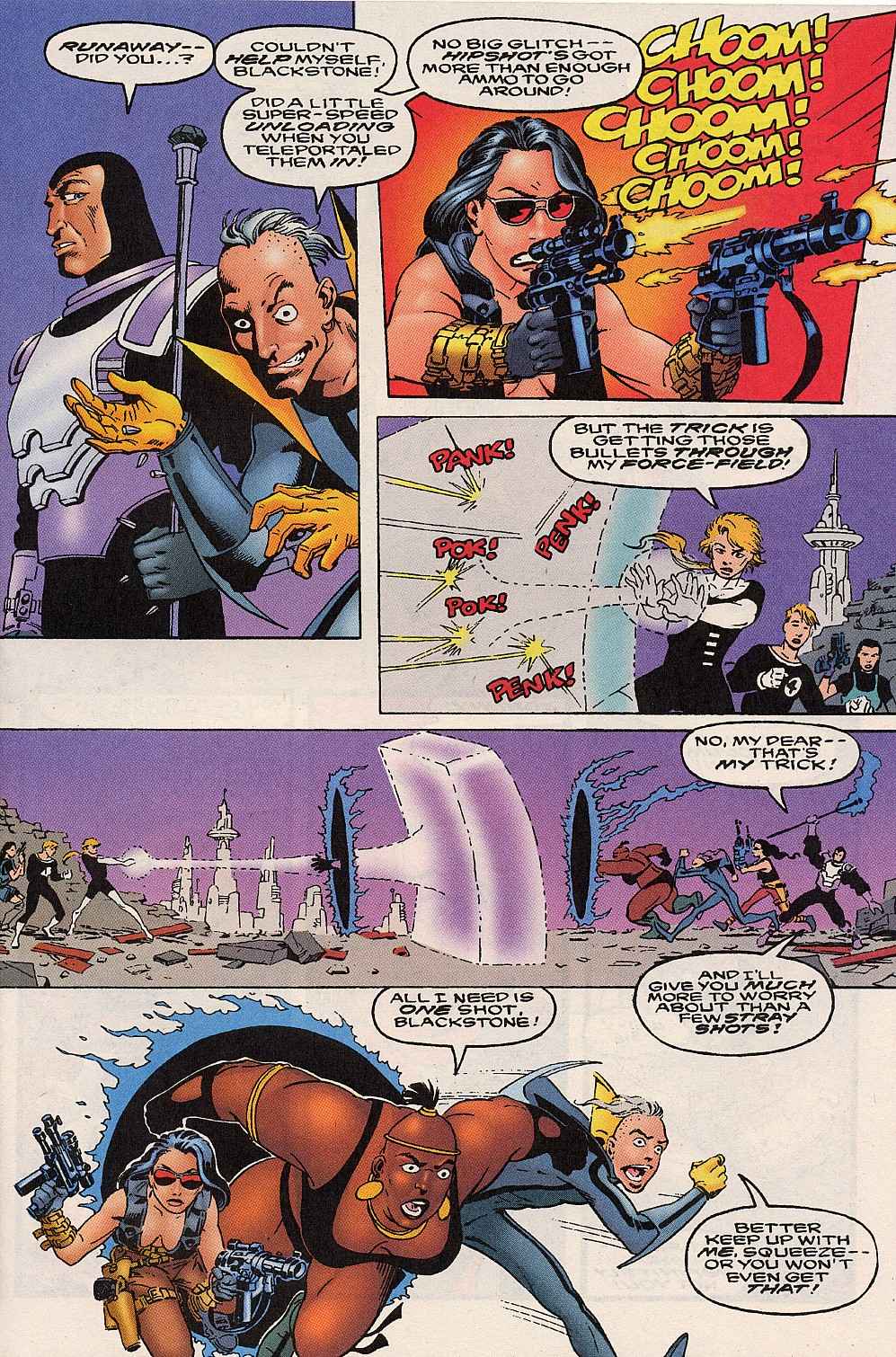 Read online Fantastic Four 2099 comic -  Issue #3 - 4