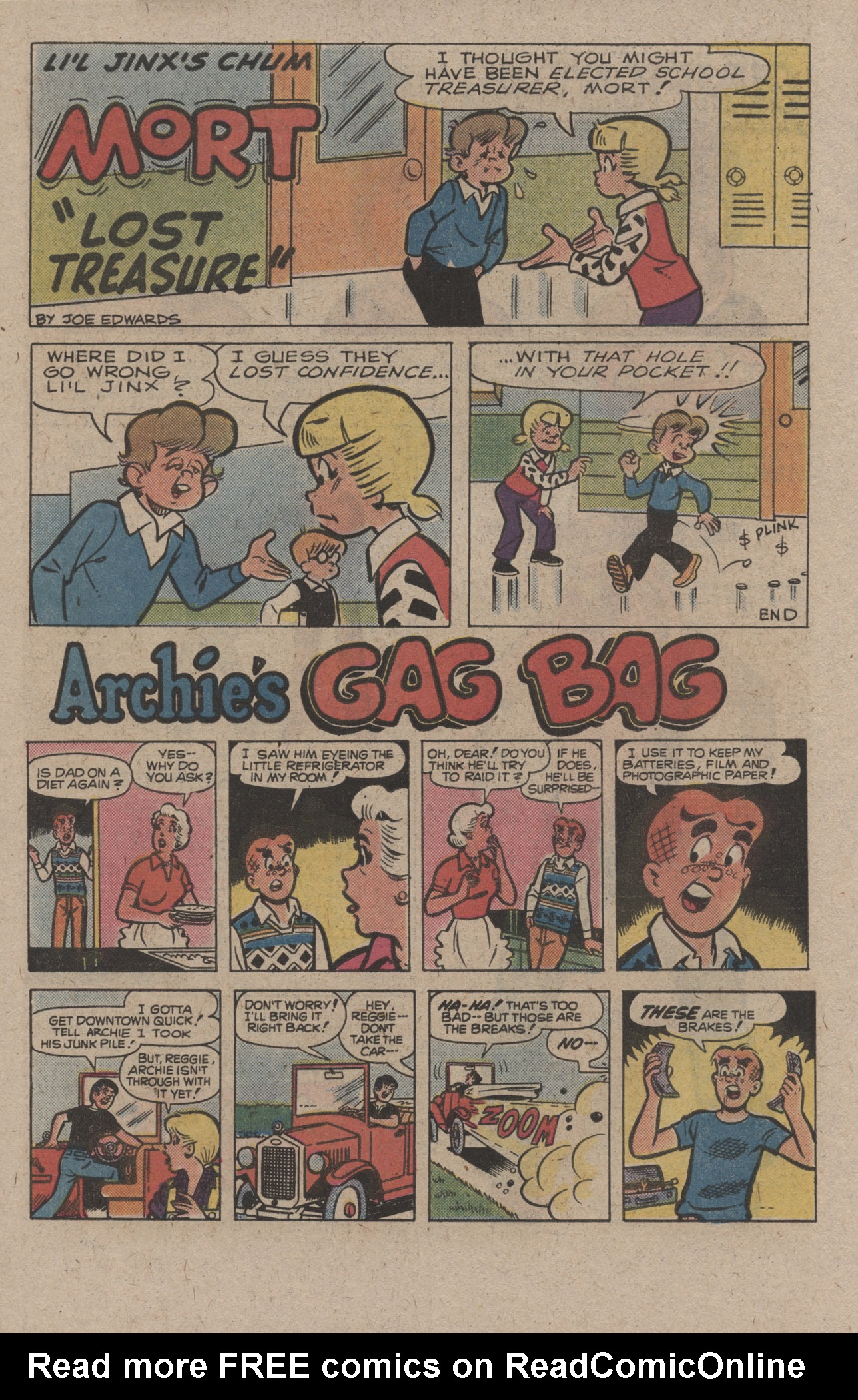 Read online Reggie and Me (1966) comic -  Issue #125 - 10