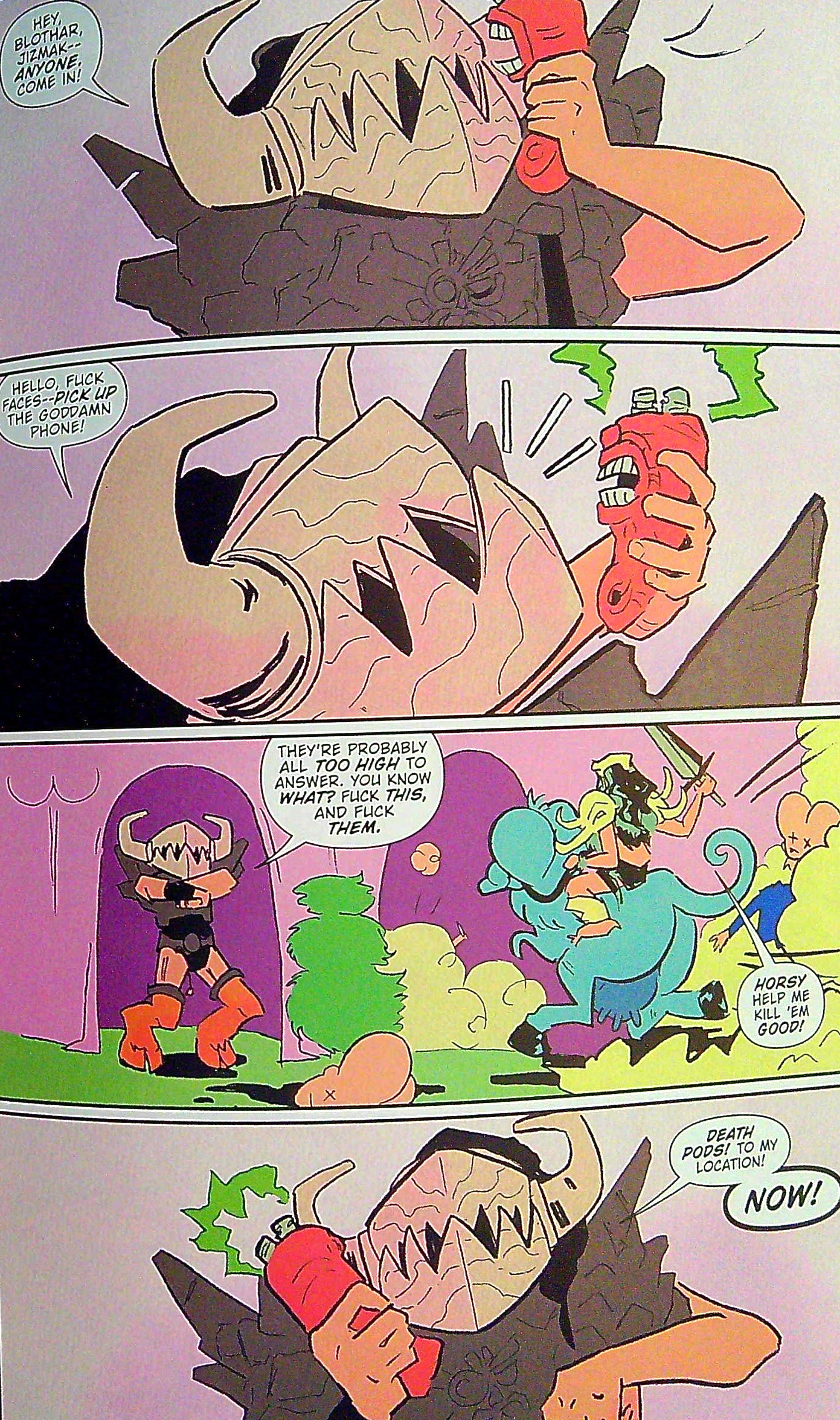 Read online GWAR: The Enormogantic Fail comic -  Issue # TPB - 69