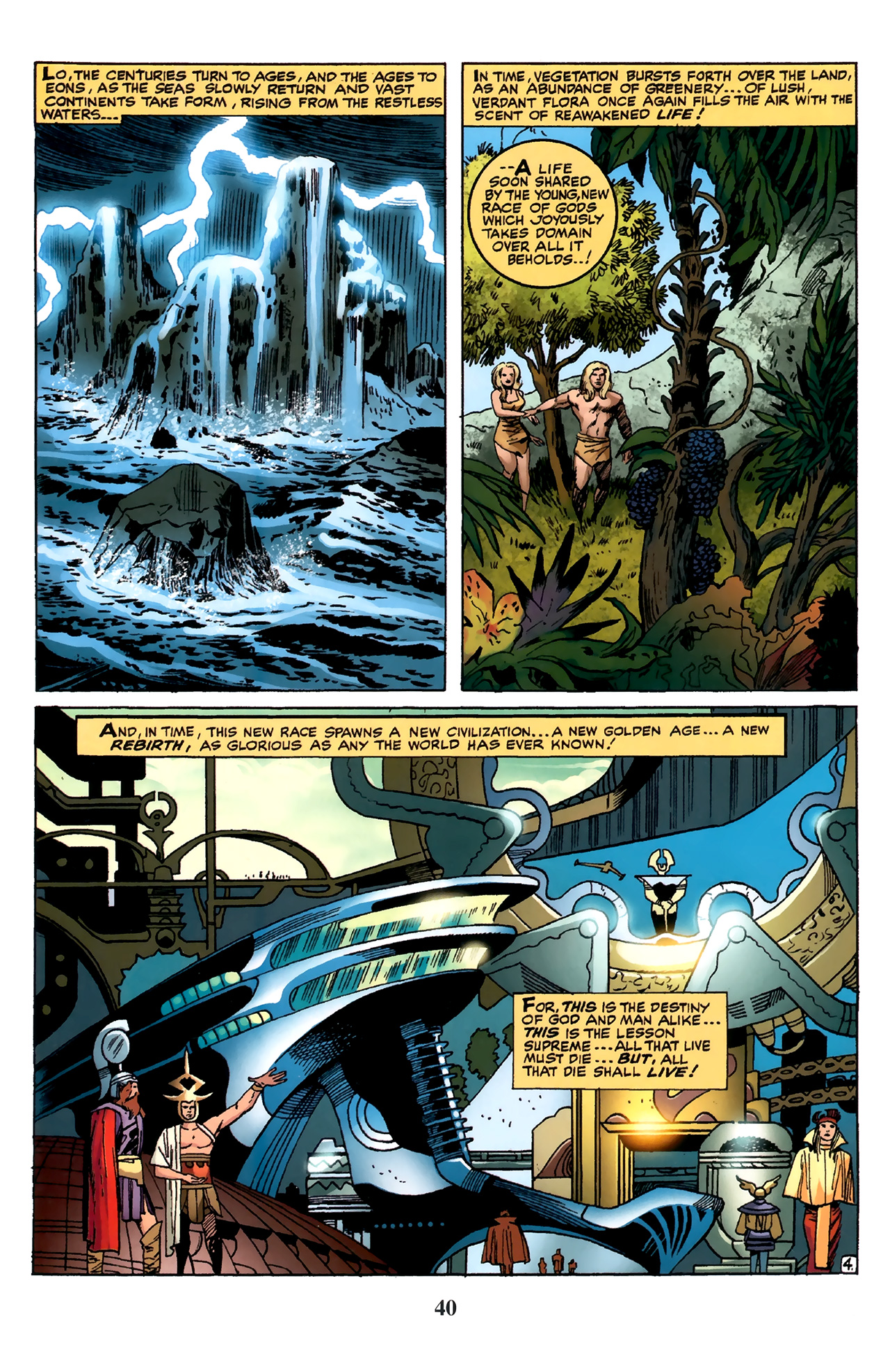 Read online Thor: Tales of Asgard by Stan Lee & Jack Kirby comic -  Issue #4 - 42