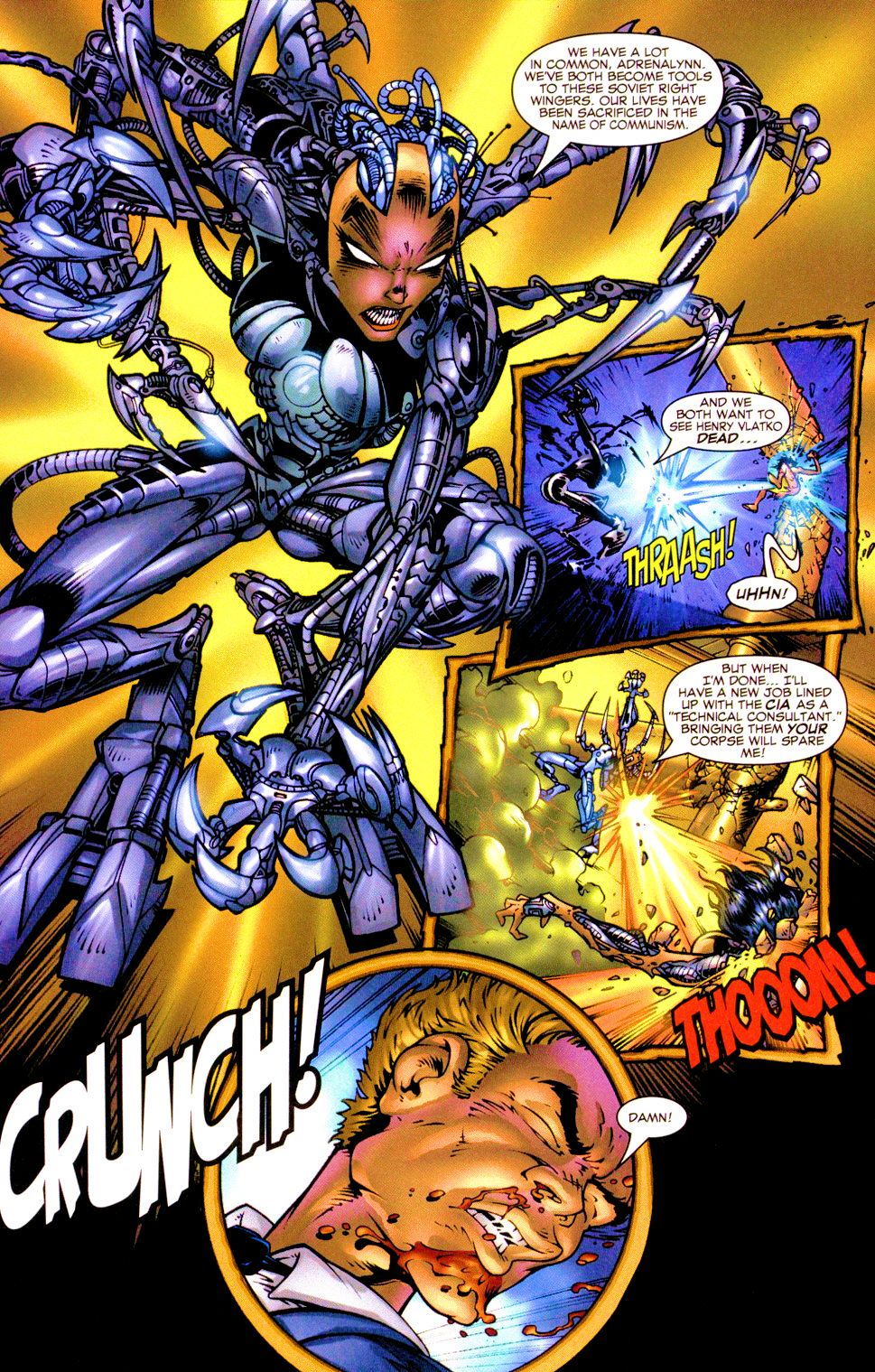 Read online Adrenalynn: Weapon of War comic -  Issue #4 - 17