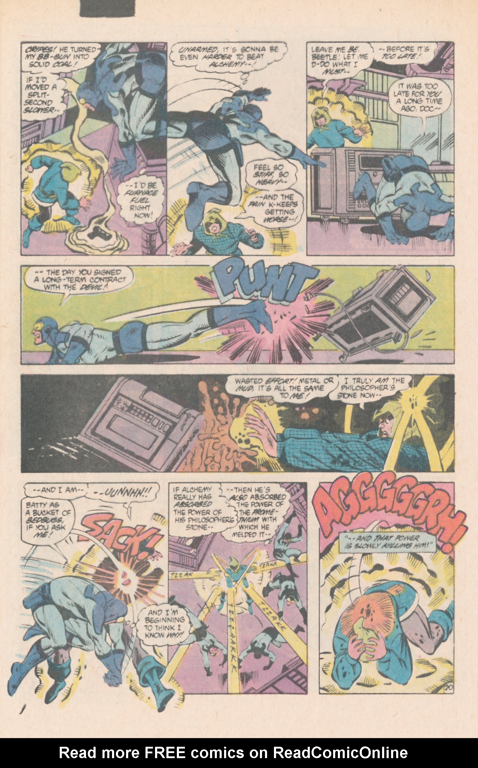 Read online Blue Beetle (1986) comic -  Issue #4 - 28