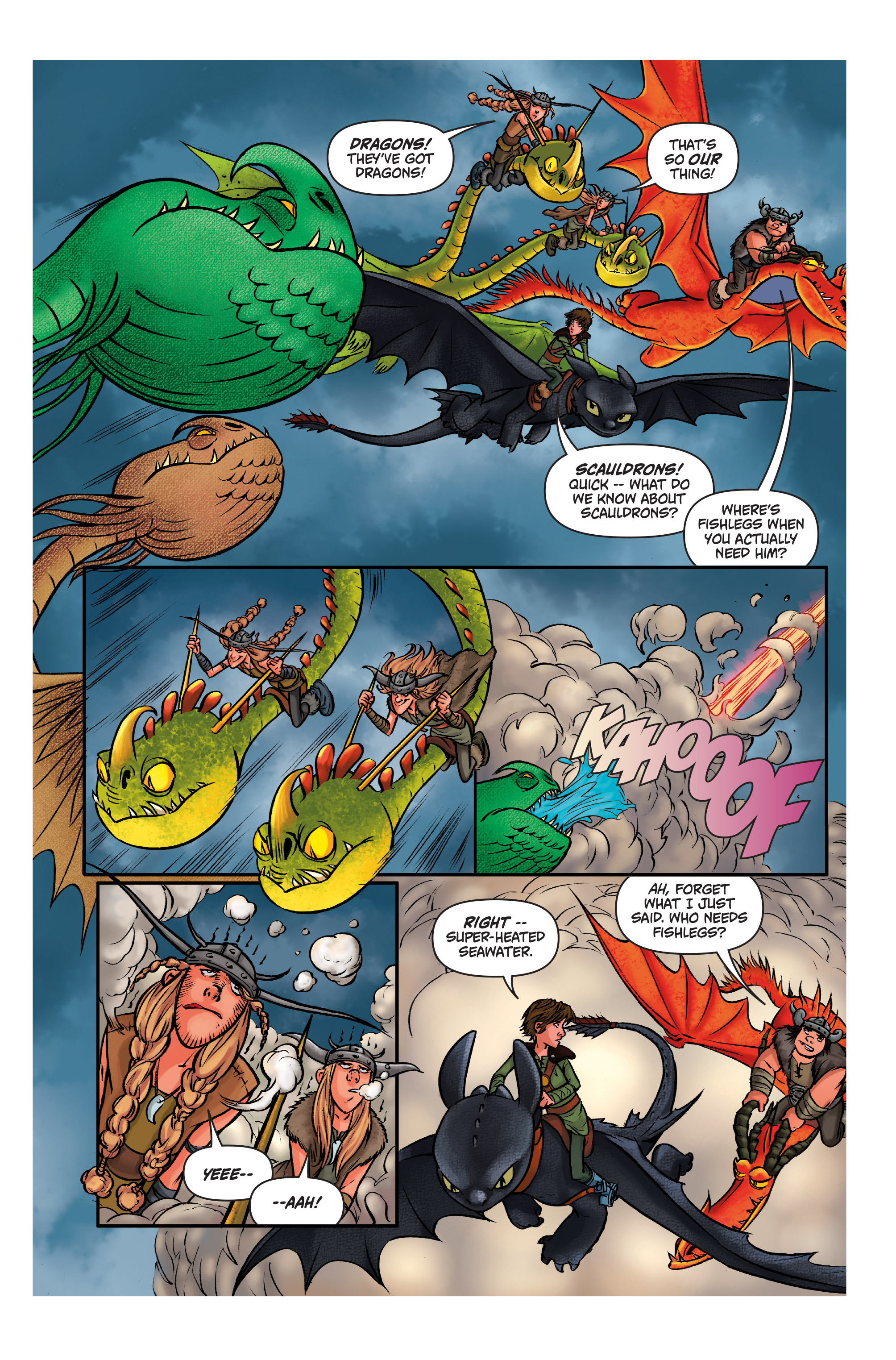 Read online DreamWorks Dragons: Defenders of Berk Collection: Fire & Ice comic -  Issue # TPB - 34