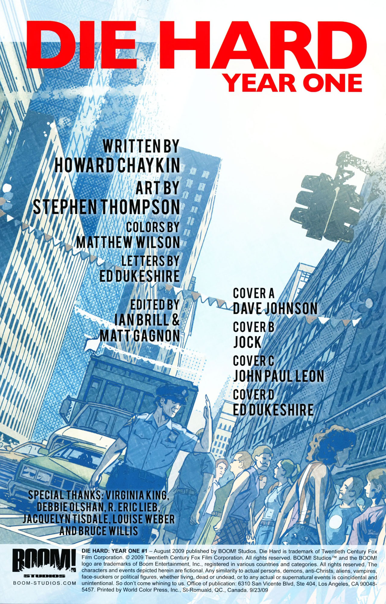 Read online Die Hard: Year One comic -  Issue #1 - 4