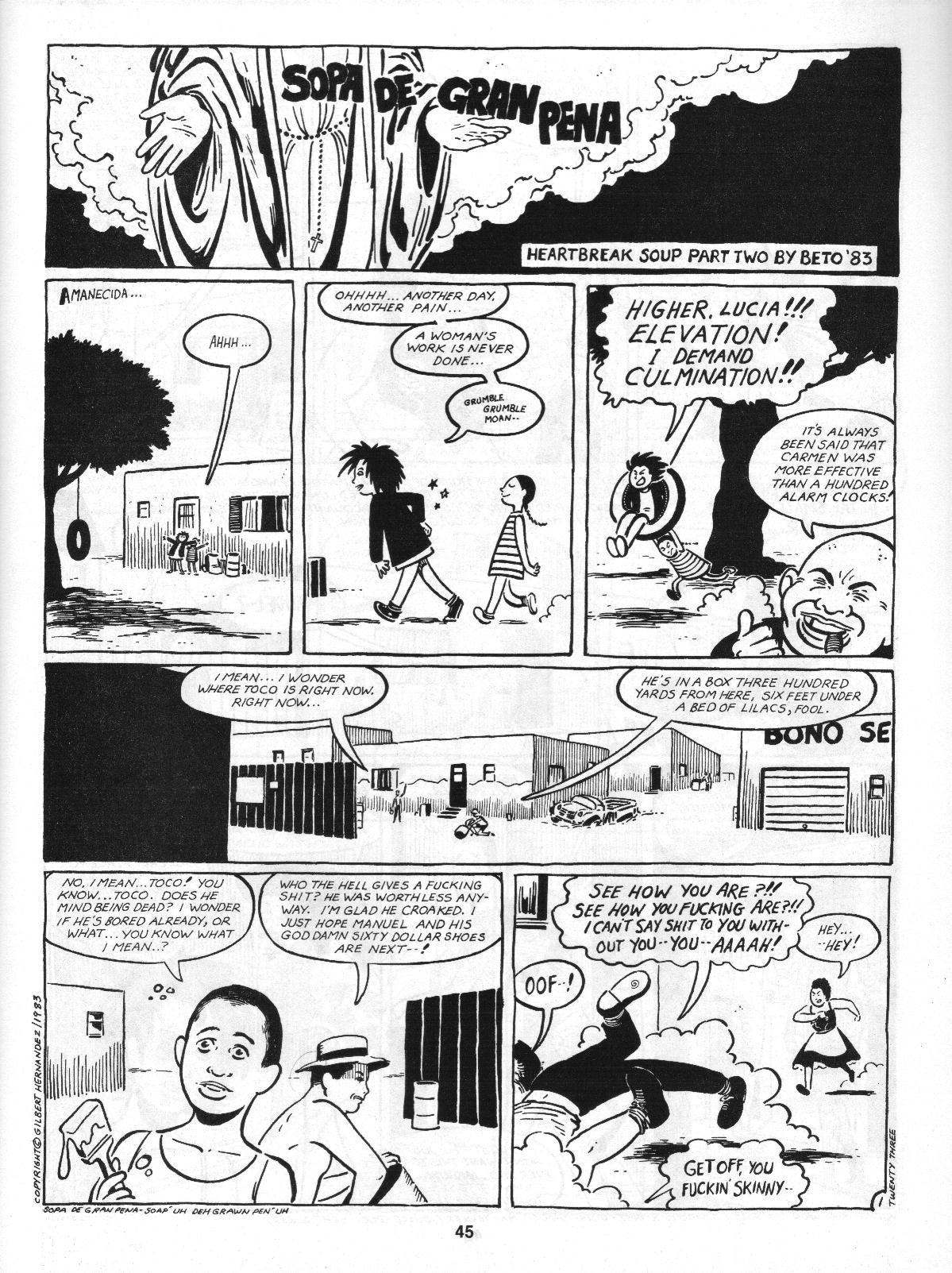 Read online Love and Rockets (1982) comic -  Issue #4 - 47