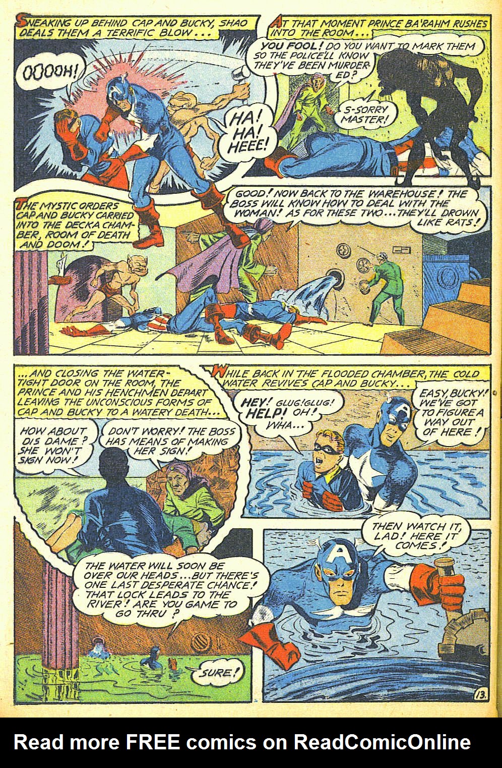 Read online Captain America Comics comic -  Issue #23 - 62