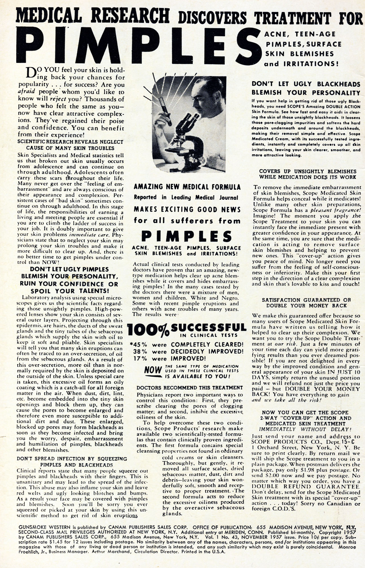 Read online Gunsmoke Western comic -  Issue #43 - 2