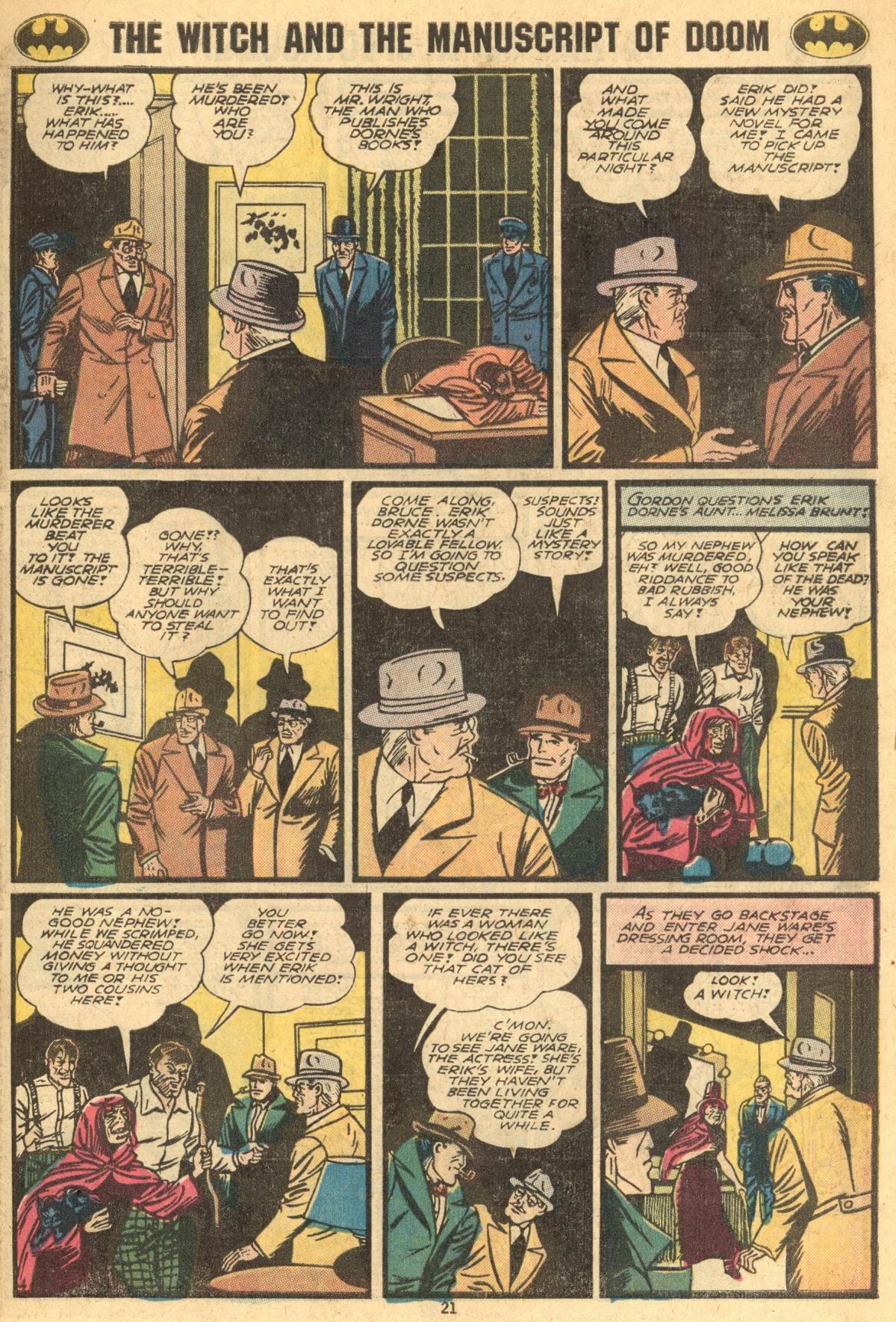 Read online Batman (1940) comic -  Issue #254 - 21