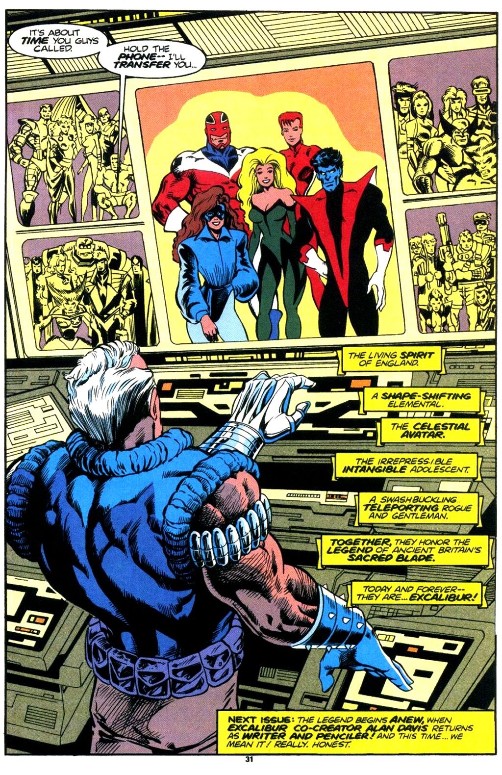 Read online Excalibur (1988) comic -  Issue #41 - 24