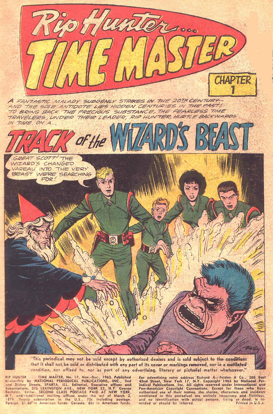 Read online Rip Hunter...Time Master comic -  Issue #17 - 3