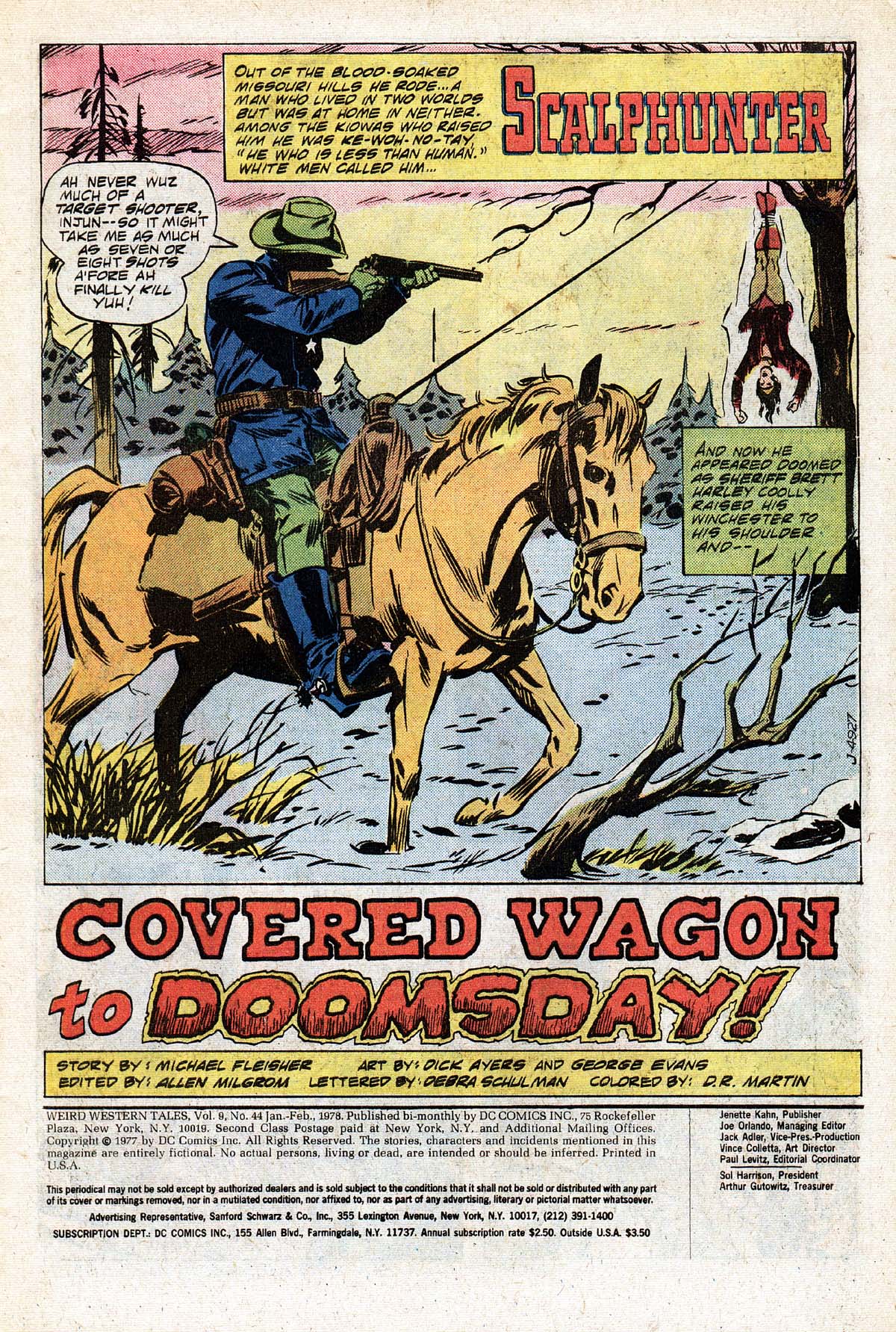 Read online Weird Western Tales (1972) comic -  Issue #44 - 3