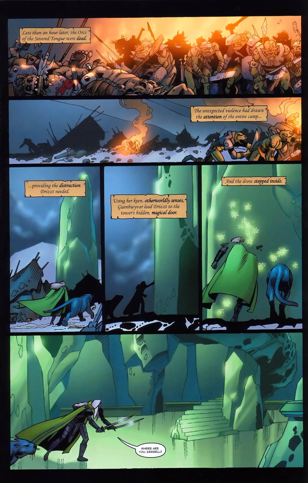 Read online Forgotten Realms: The Crystal Shard comic -  Issue #3 - 23