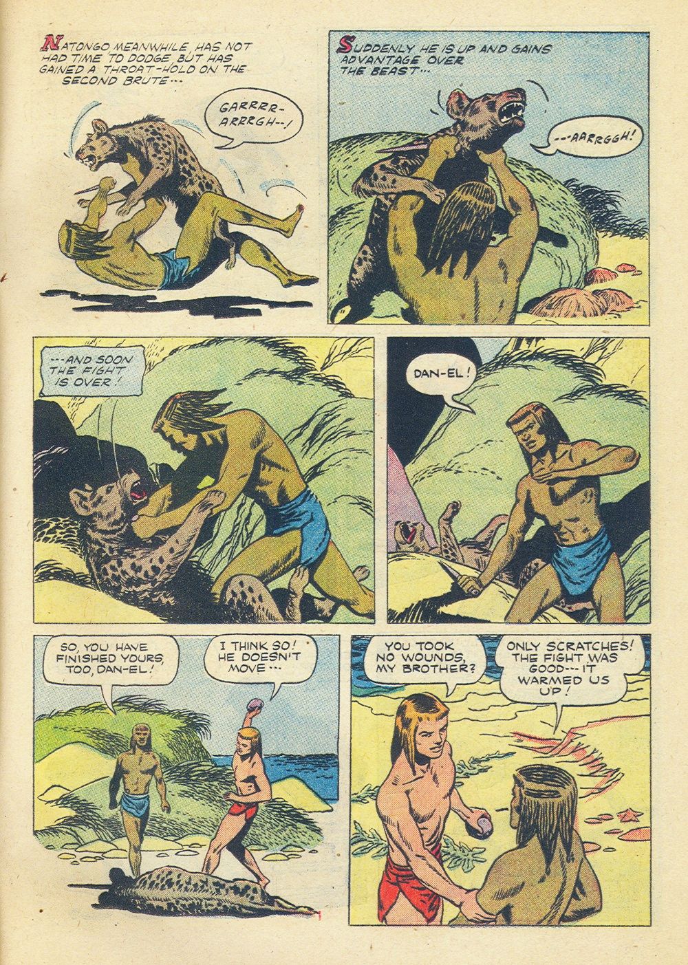 Read online Tarzan (1948) comic -  Issue #58 - 45