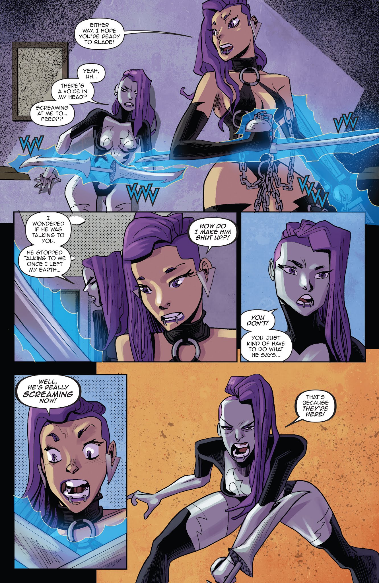 Read online Vampblade Season 3 comic -  Issue #3 - 6