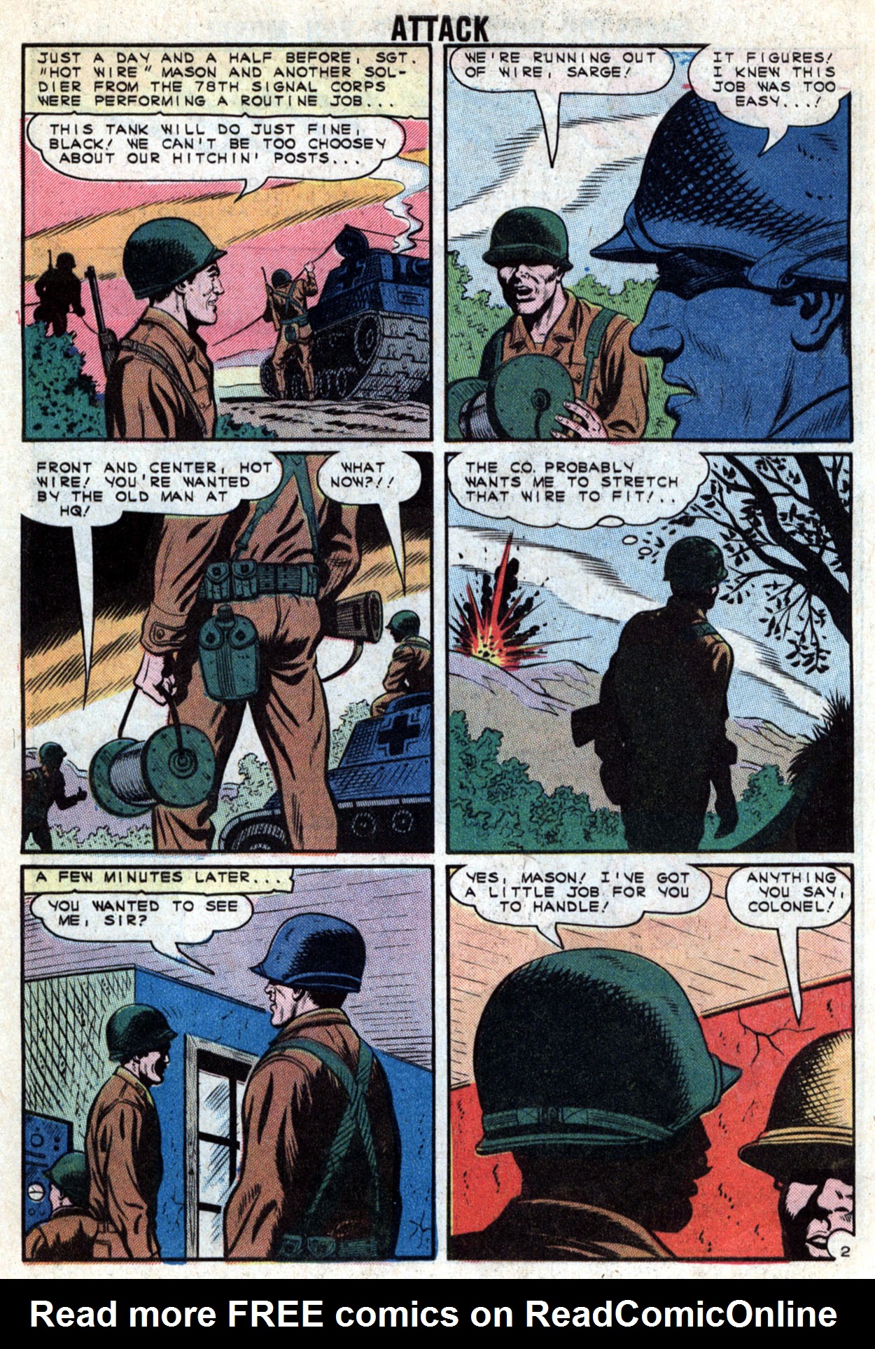 Read online Attack (1962) comic -  Issue #3 - 8