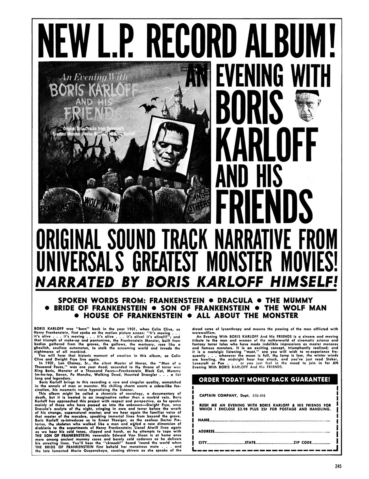 Read online Eerie Archives comic -  Issue # TPB 3 - 246