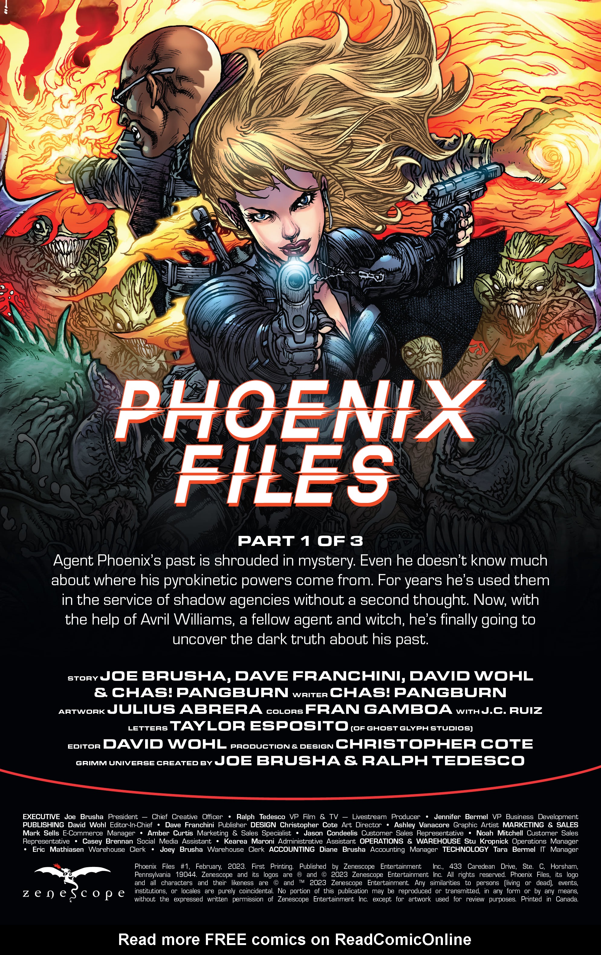 Read online Phoenix Files comic -  Issue #1 - 2