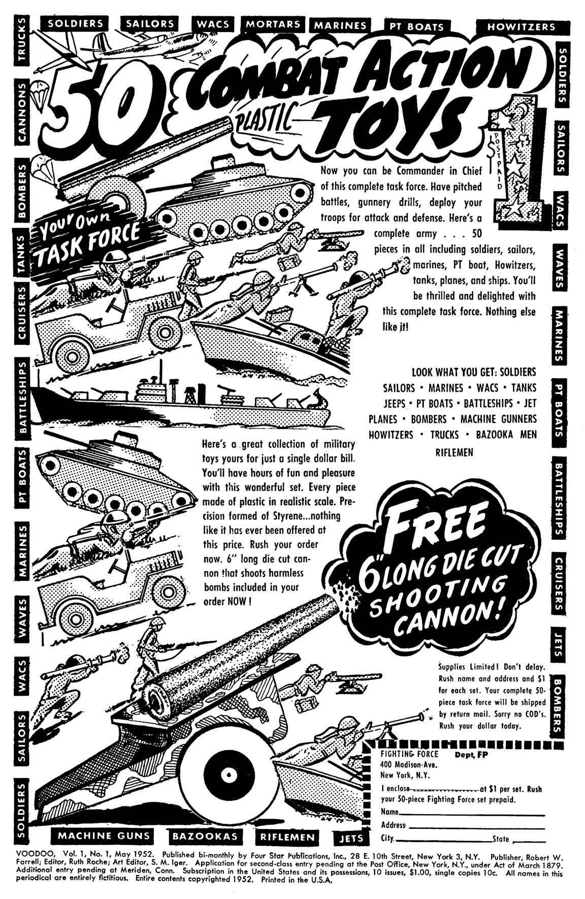 Read online Voodoo (1952) comic -  Issue #1 - 2
