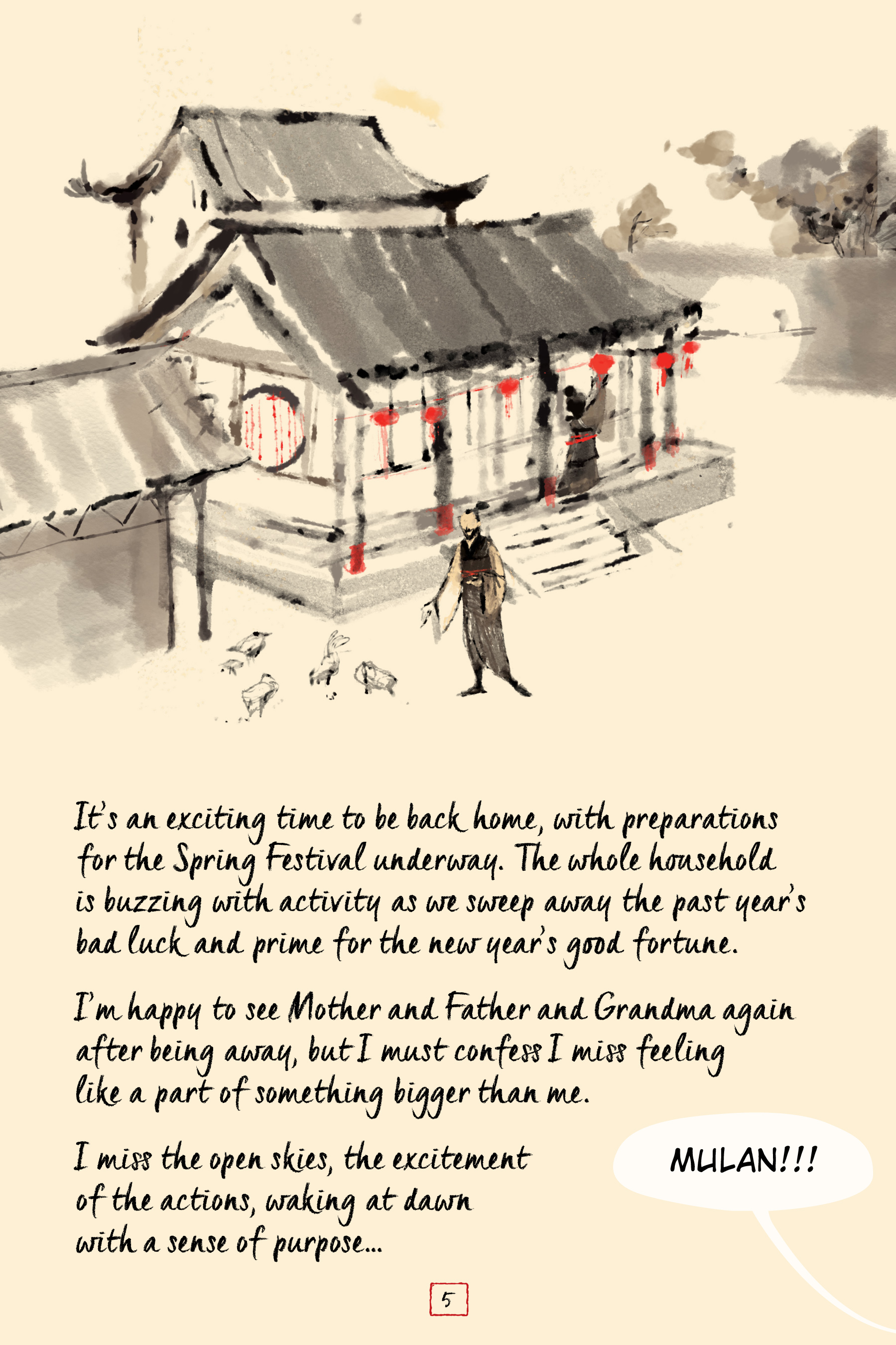 Read online Disney Mulan's Adventure Journal: The Palace of Secrets comic -  Issue # TPB - 7
