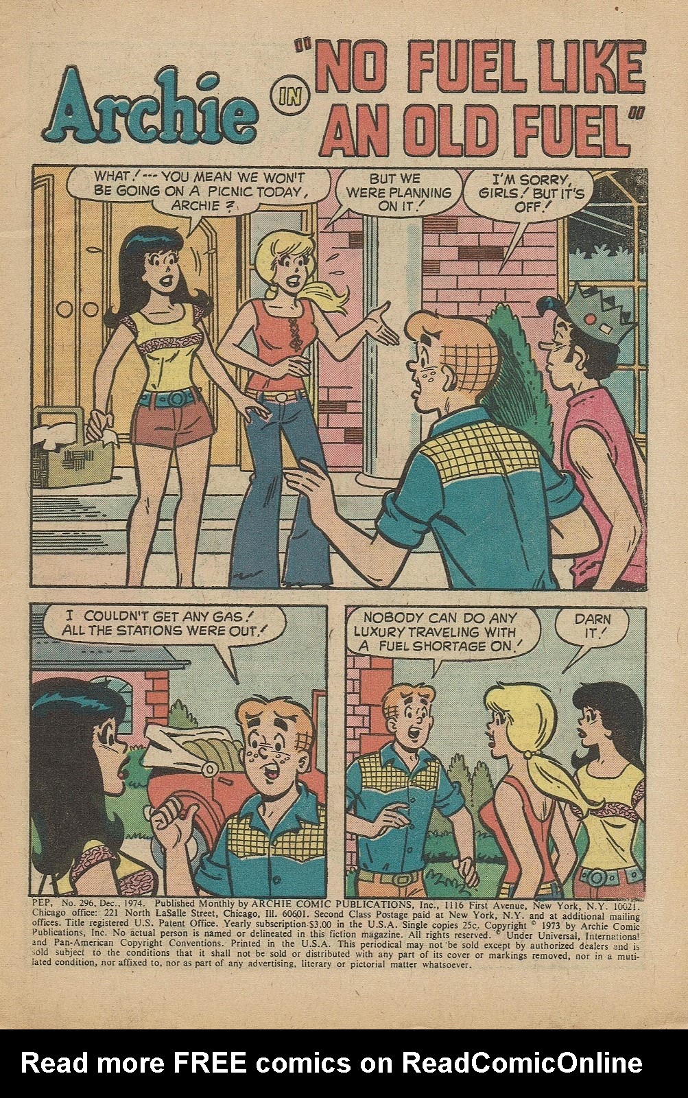 Read online Pep Comics comic -  Issue #296 - 3