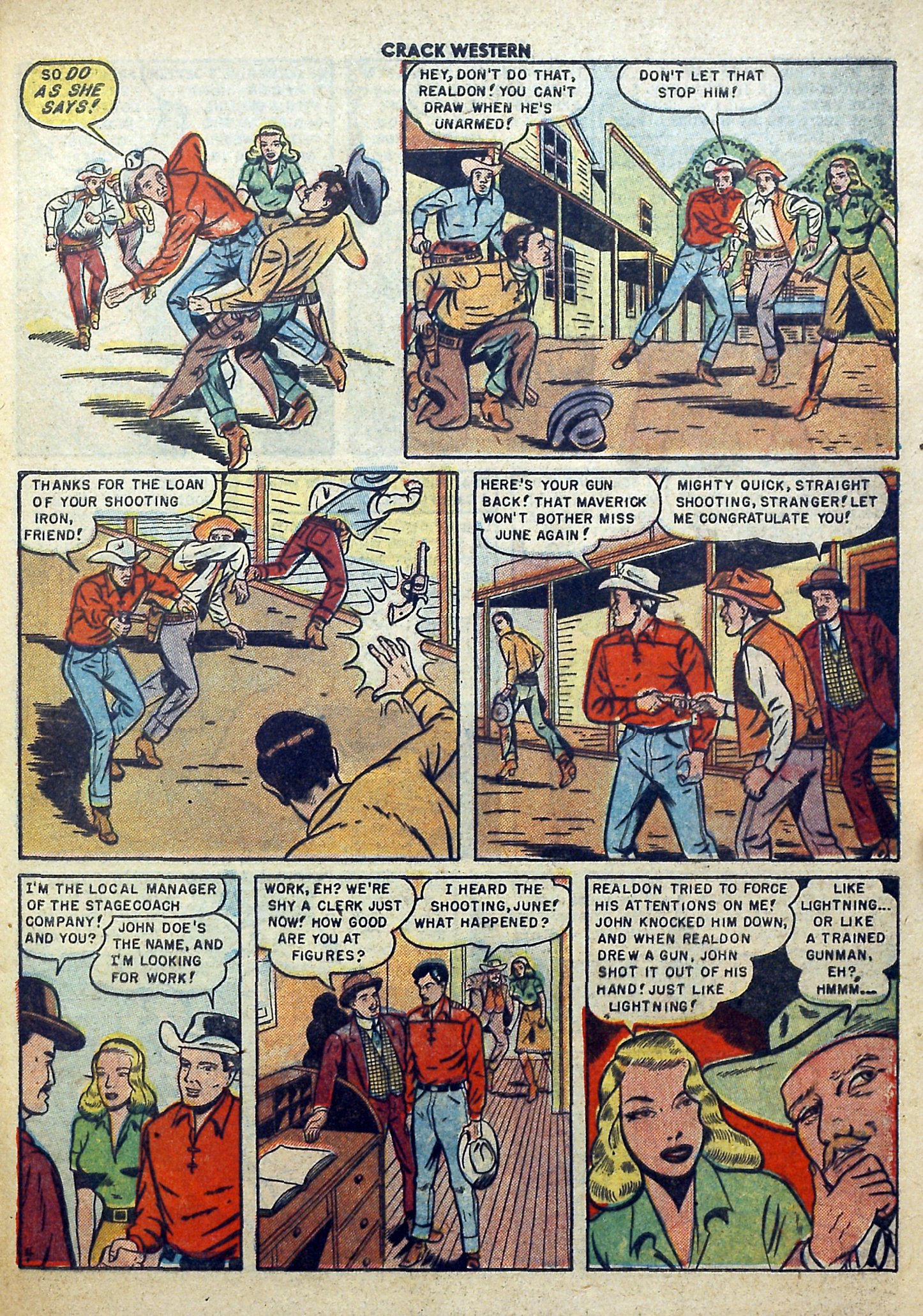 Read online Crack Western comic -  Issue #67 - 21
