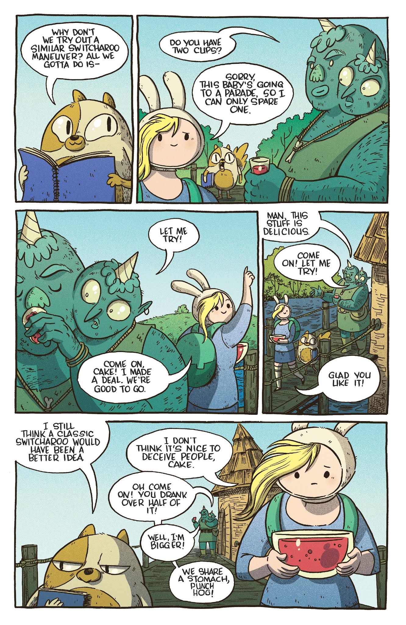 Read online Free Comic Book Day 2018 comic -  Issue # Adventure Time with Fionna and Cake - 17