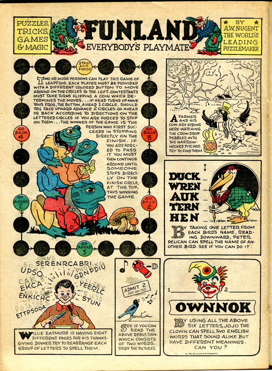 Read online Famous Funnies comic -  Issue #37 - 41