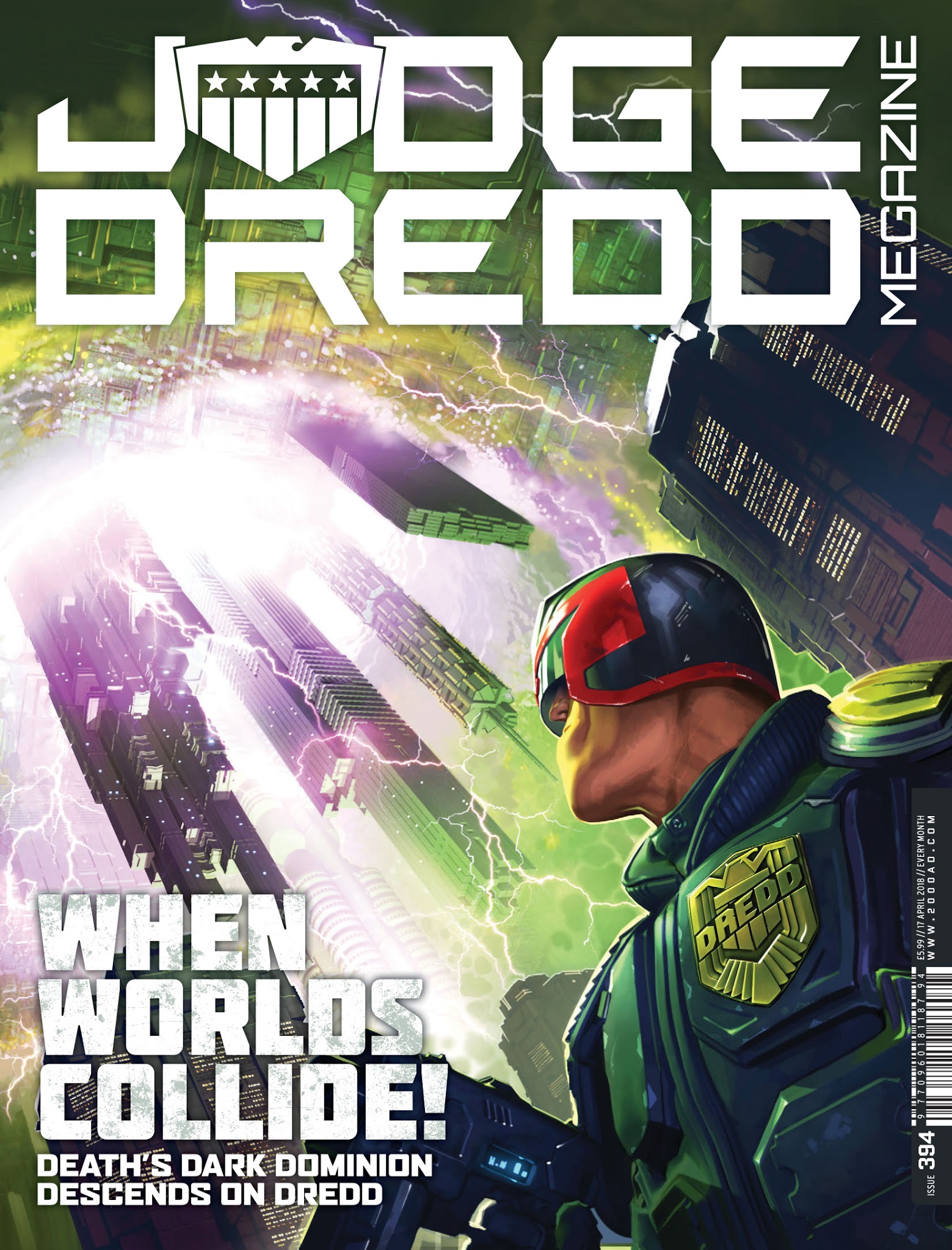 Read online Judge Dredd Megazine (Vol. 5) comic -  Issue #394 - 1