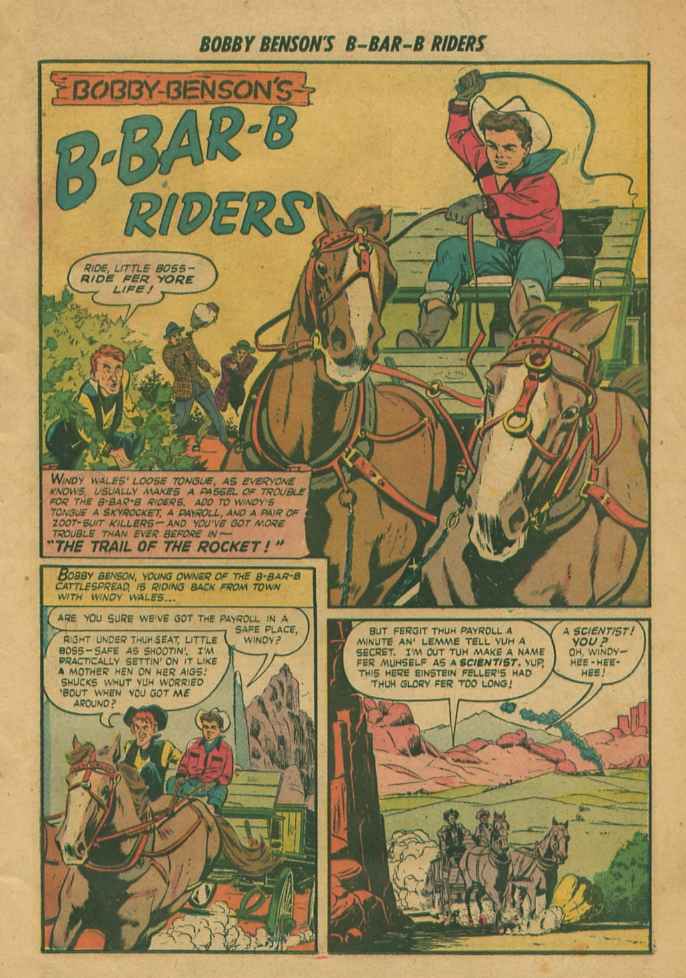 Read online Bobby Benson's B-Bar-B Riders comic -  Issue #1 - 3