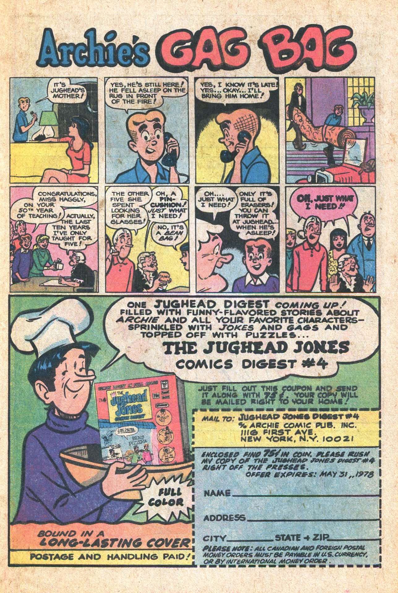 Read online Archie's Joke Book Magazine comic -  Issue #241 - 17