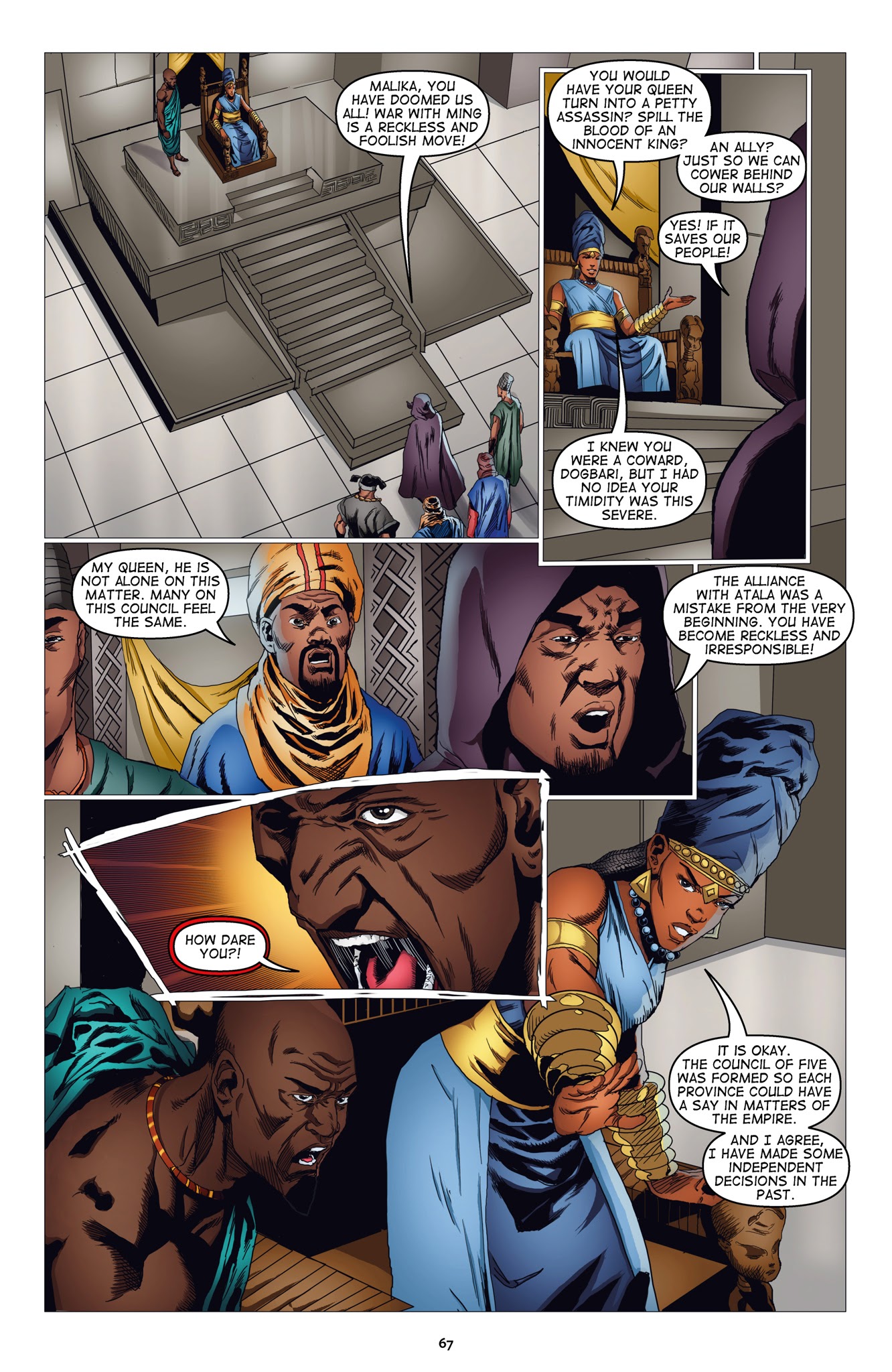 Read online Malika: Warrior Queen comic -  Issue # TPB 1 (Part 1) - 69
