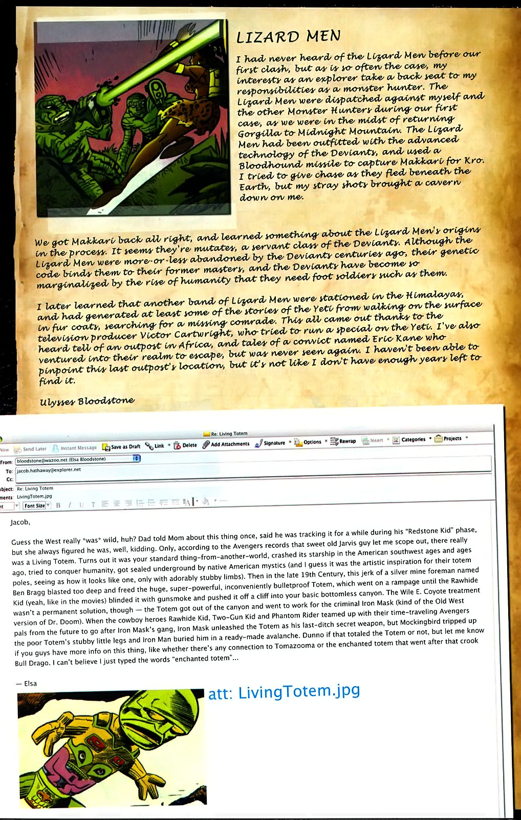 Read online Marvel Monsters: From the Files of Ulysses Bloodstone (and the Monster Hunters) comic -  Issue # Full - 37