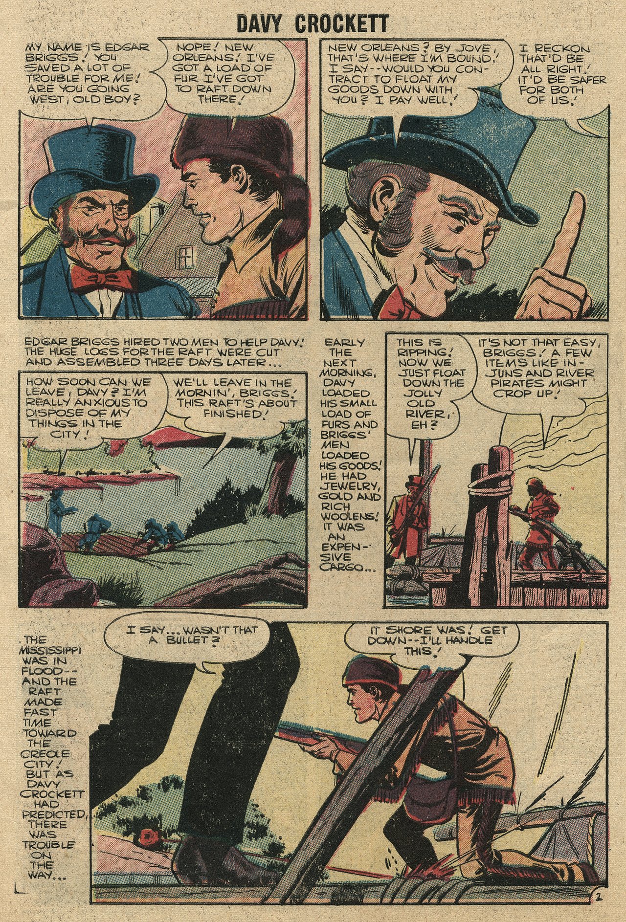Read online Davy Crockett comic -  Issue #7 - 4