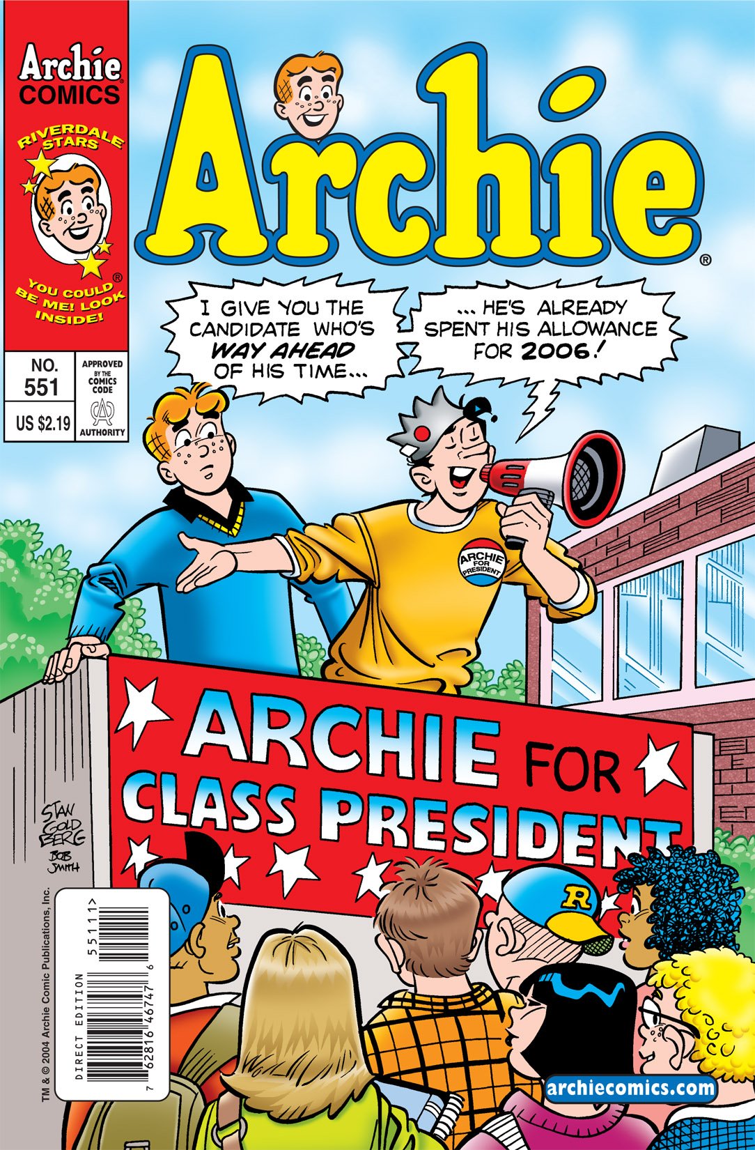 Read online Archie (1960) comic -  Issue #551 - 1