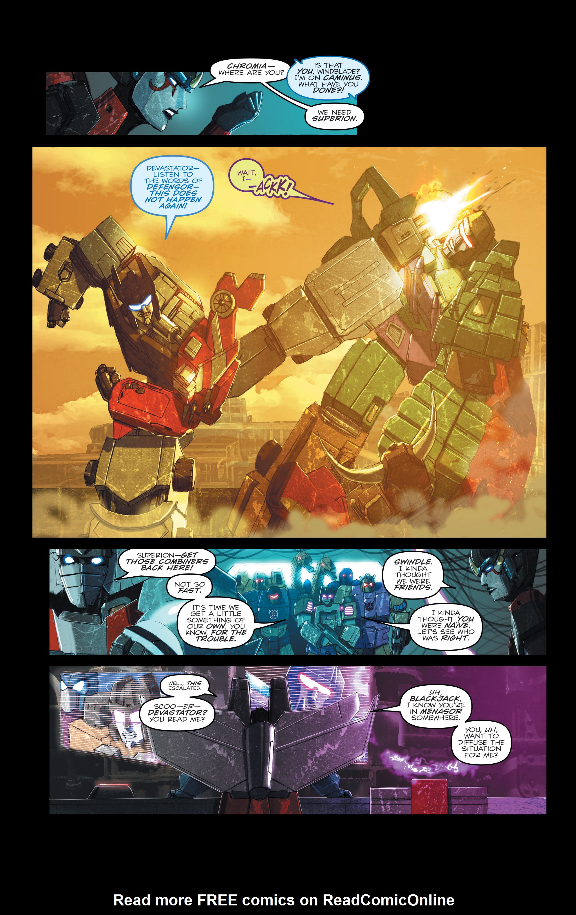 Read online The Transformers (2014) comic -  Issue #41 - 23