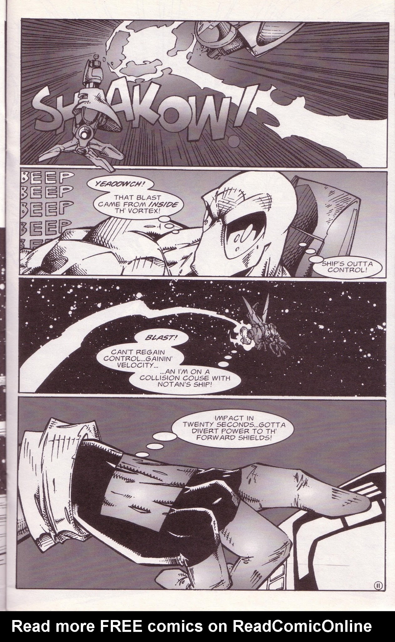 Read online Zen Intergalactic Ninja: Starquest comic -  Issue #7 - 13