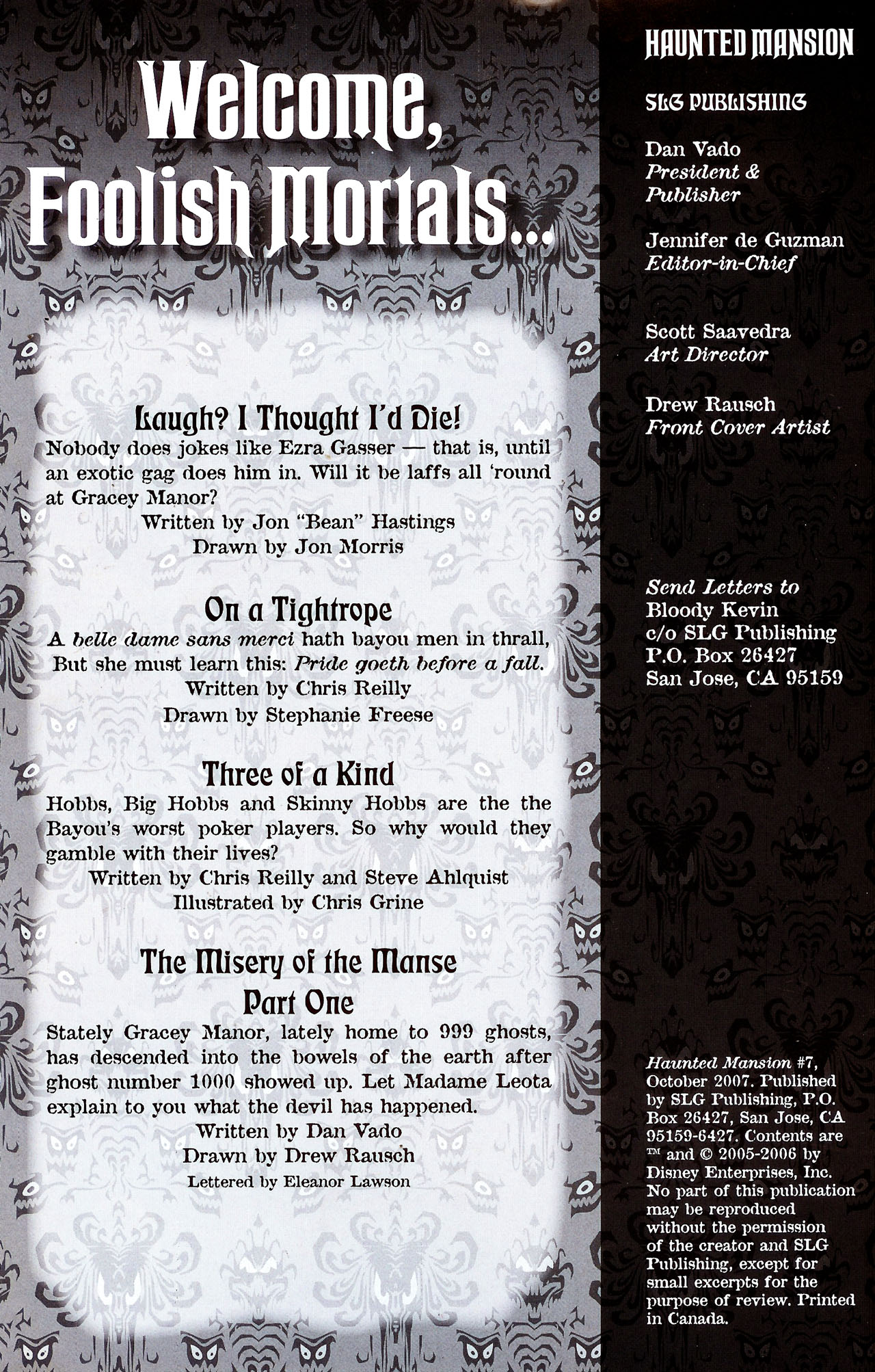 Read online Haunted Mansion comic -  Issue # 07 (2007) (DarthScanner-MinuteMen) - 2