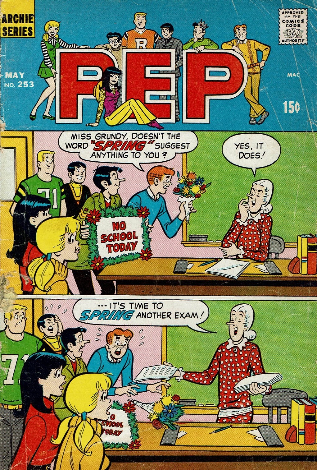 Read online Pep Comics comic -  Issue #253 - 1