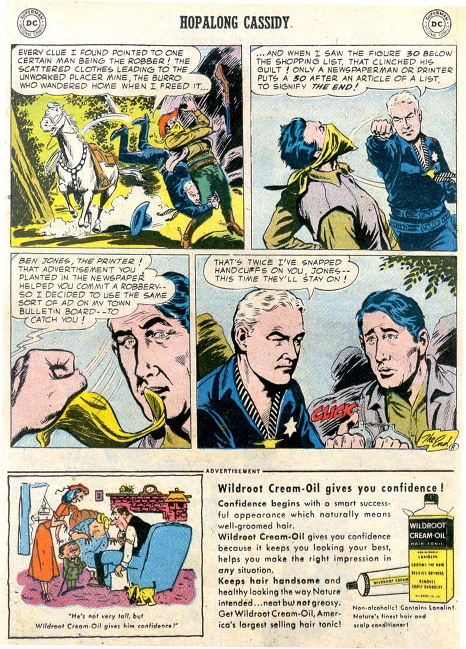 Read online Hopalong Cassidy comic -  Issue #120 - 20